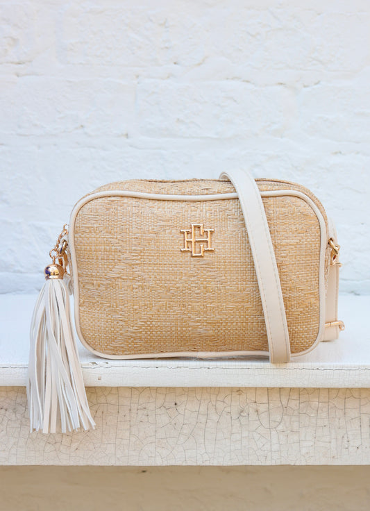 Margoe Crossbody Natural Lattice Cream