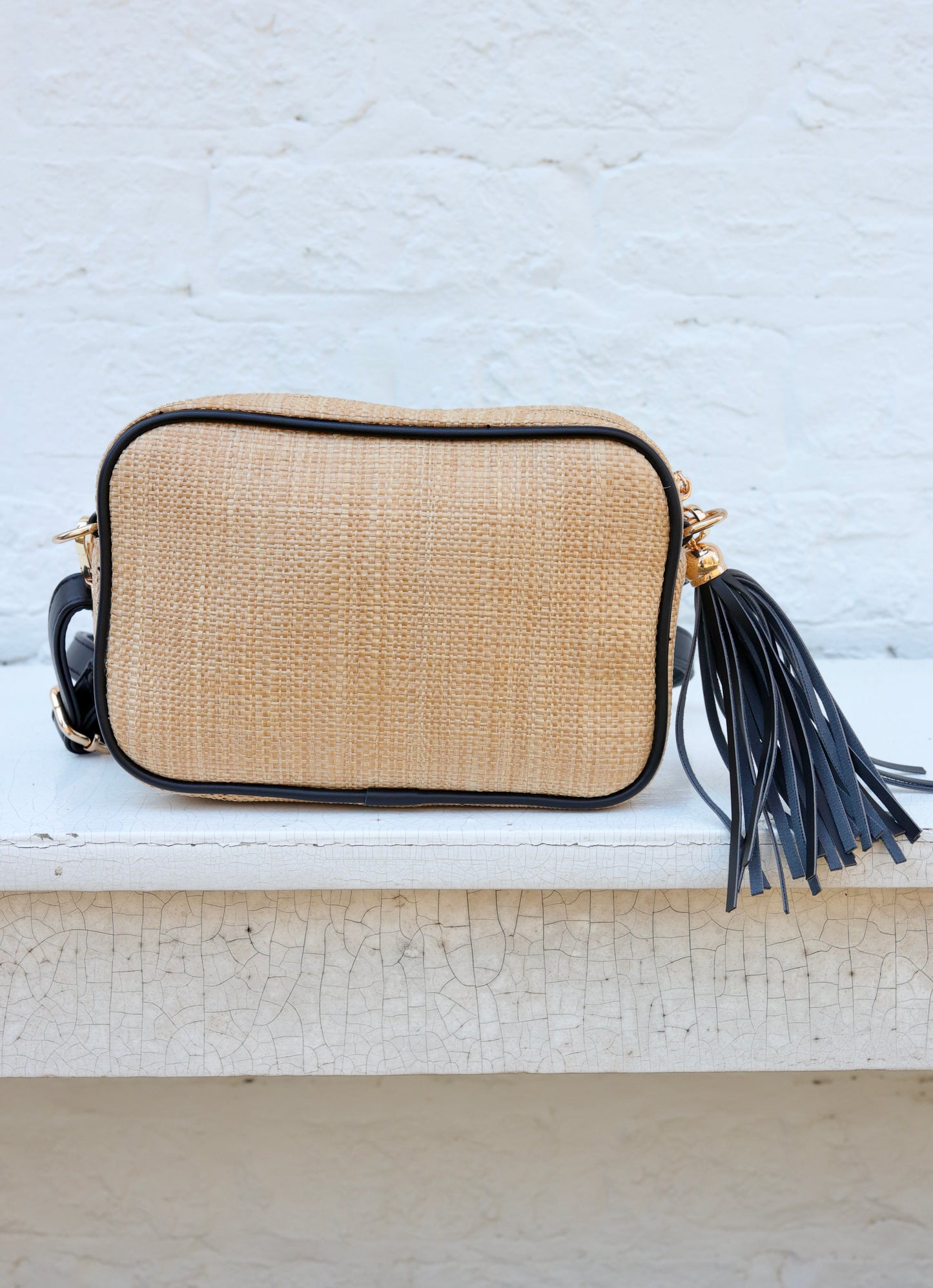 Margoe Crossbody Natural Black