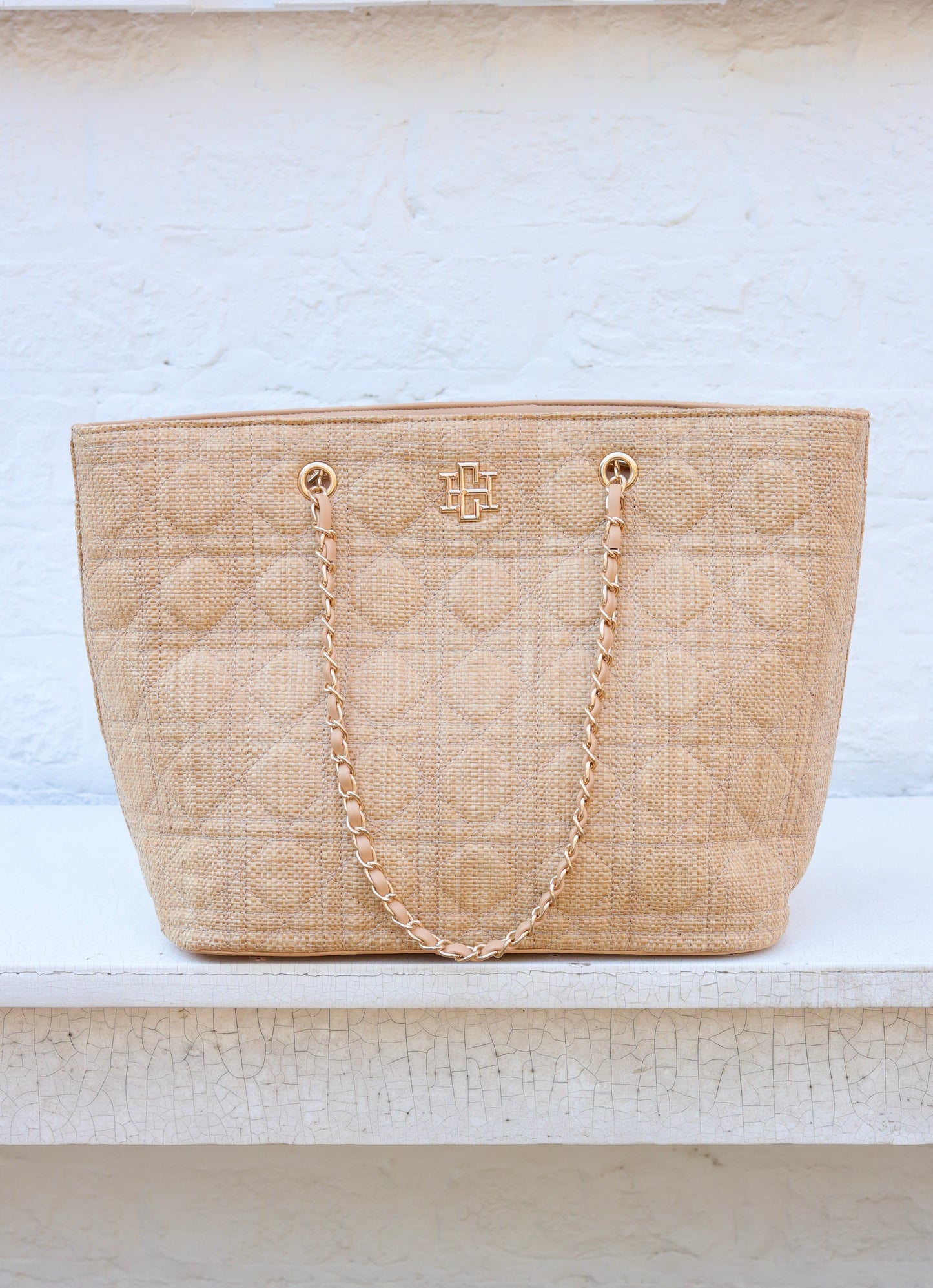 Quentin Tote Natural Quilted LQ