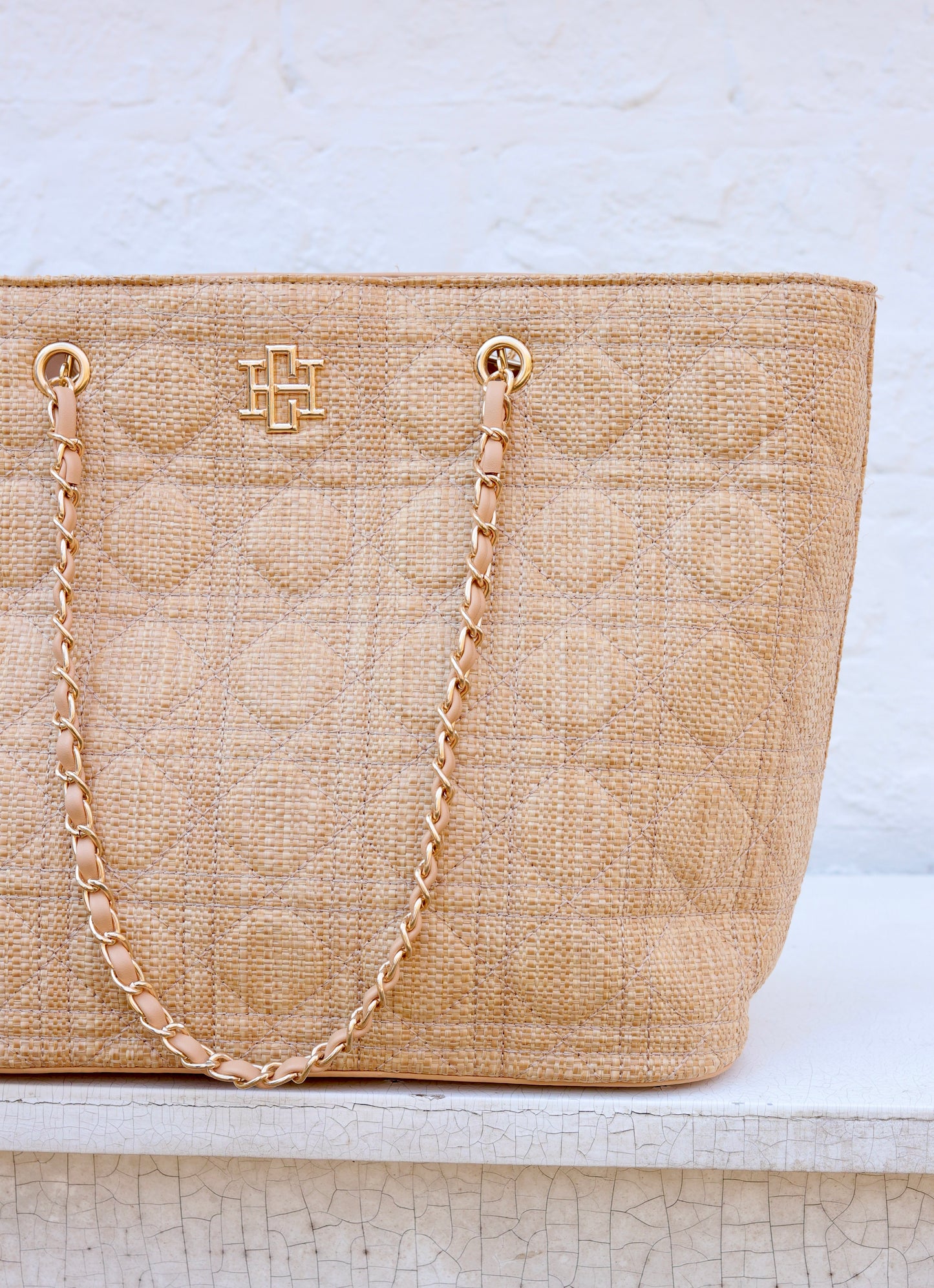 Quentin Tote Natural Quilted LQ