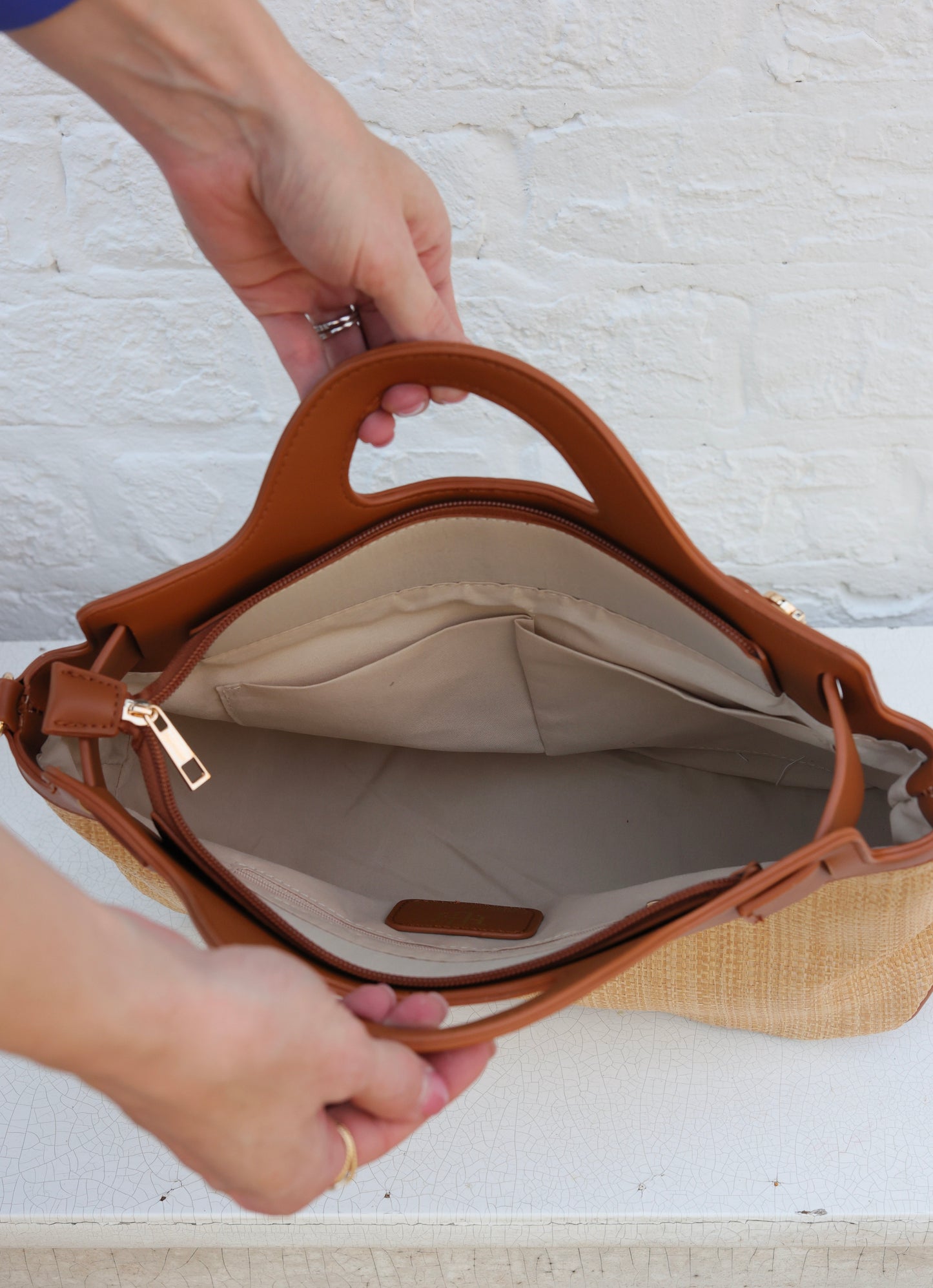 Savannah Handbag Natural Camel