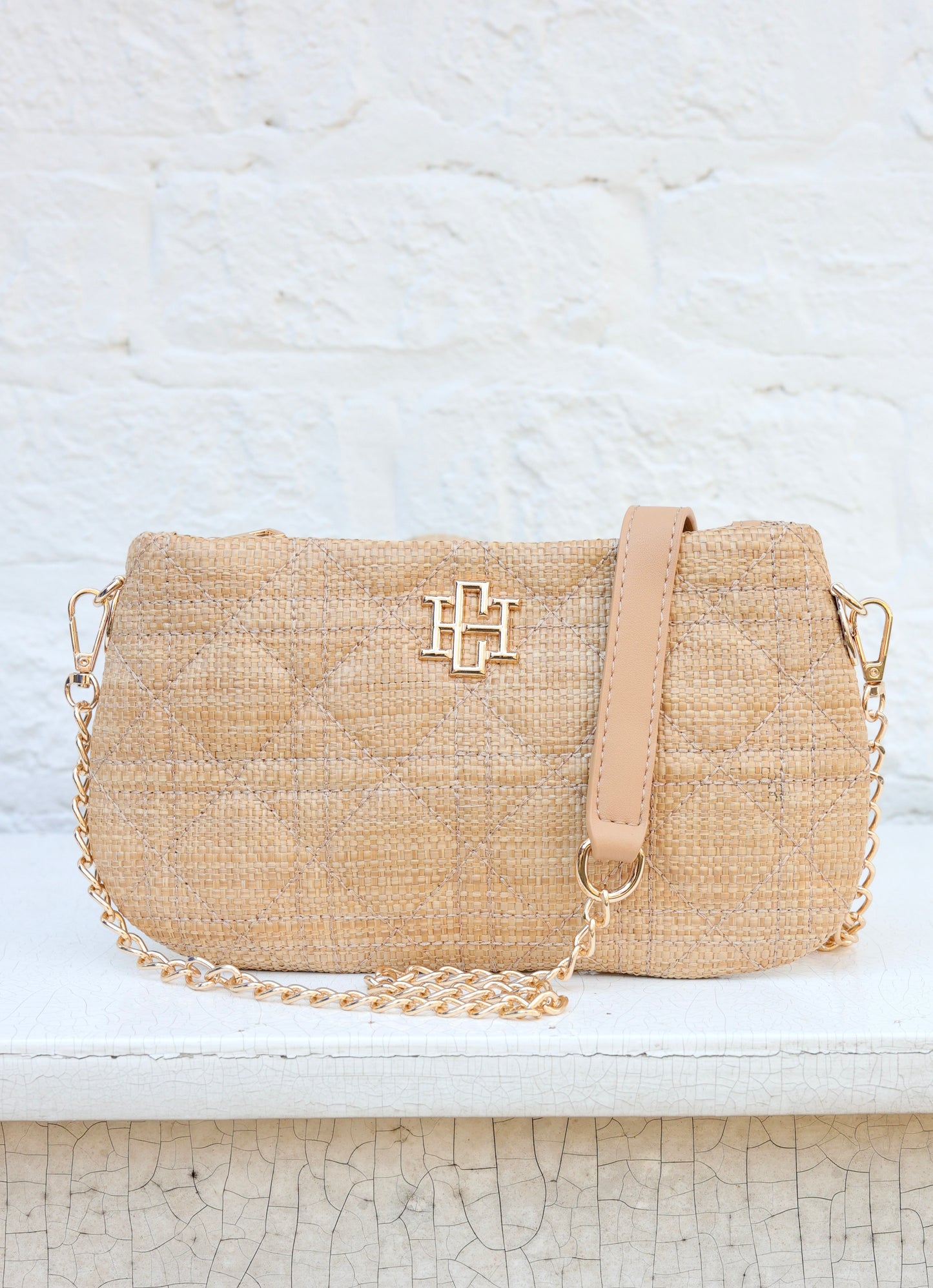 Livi Crossbody Natural Quilted LQ