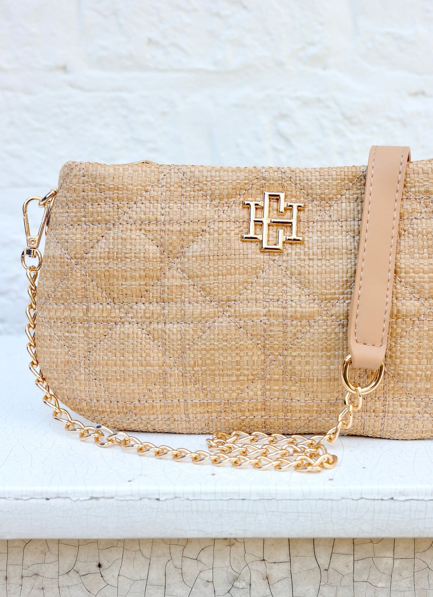 Livi Crossbody Natural Quilted LQ