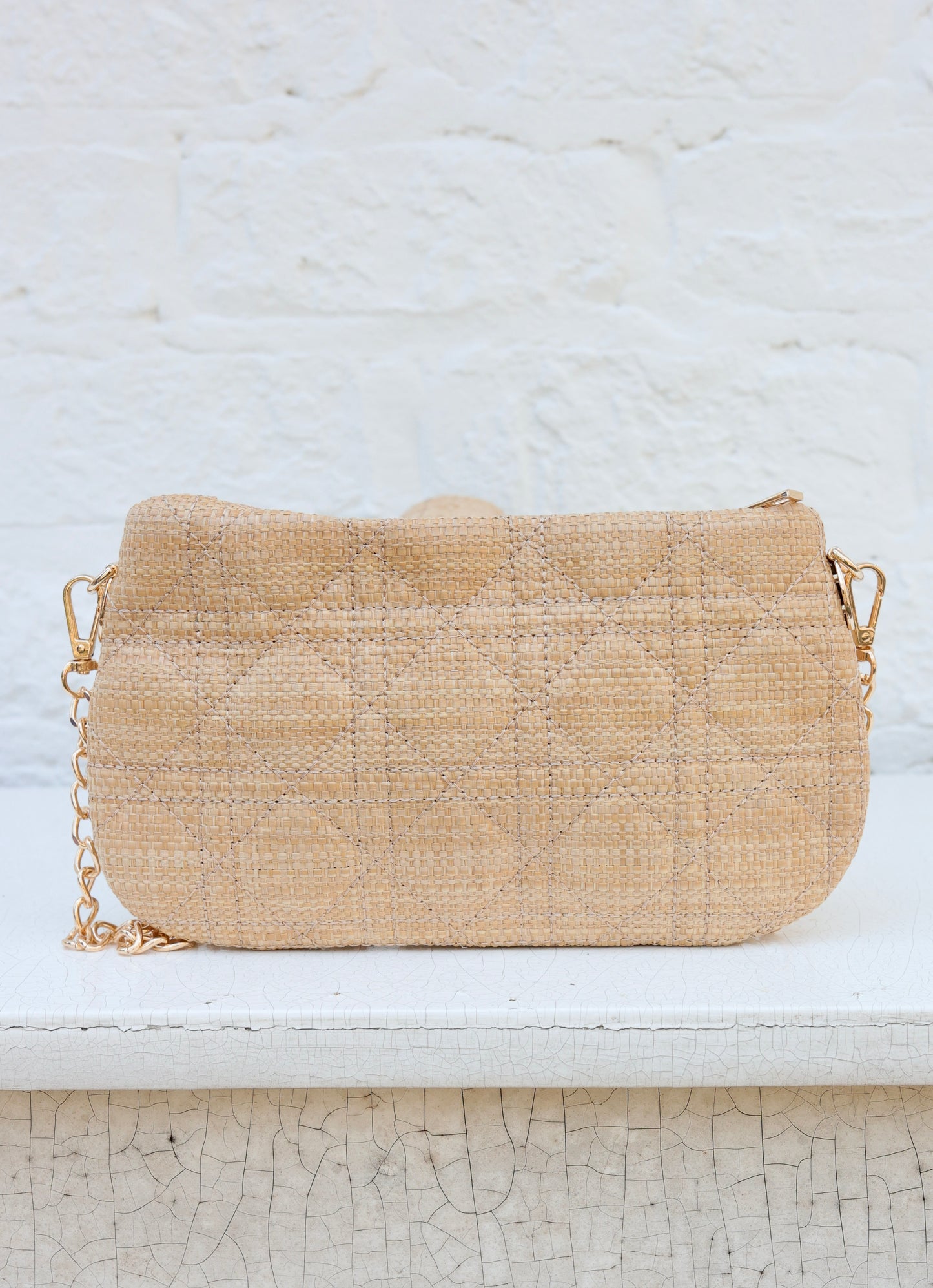 Livi Crossbody Natural Quilted LQ