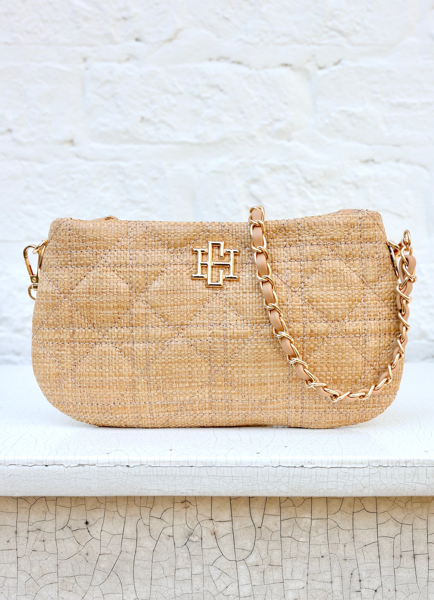 Livi Crossbody Natural Quilted LQ