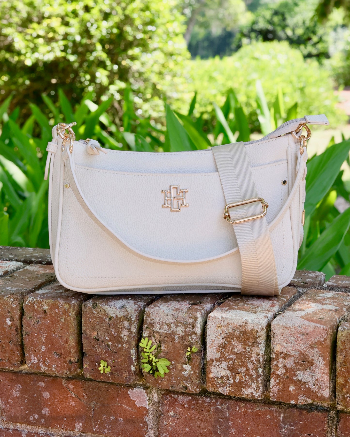 Paxton Crossbody with Pockets Cream PB