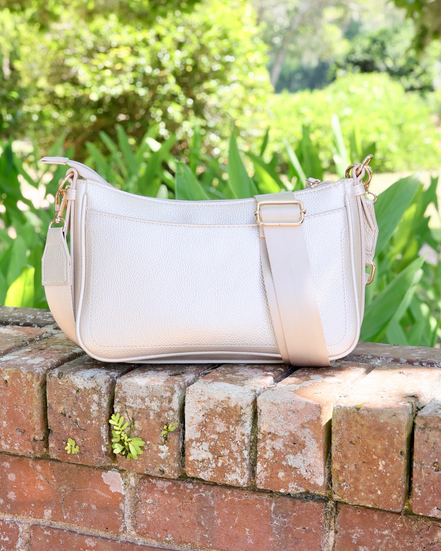 Paxton Crossbody with Pockets Pearl PB