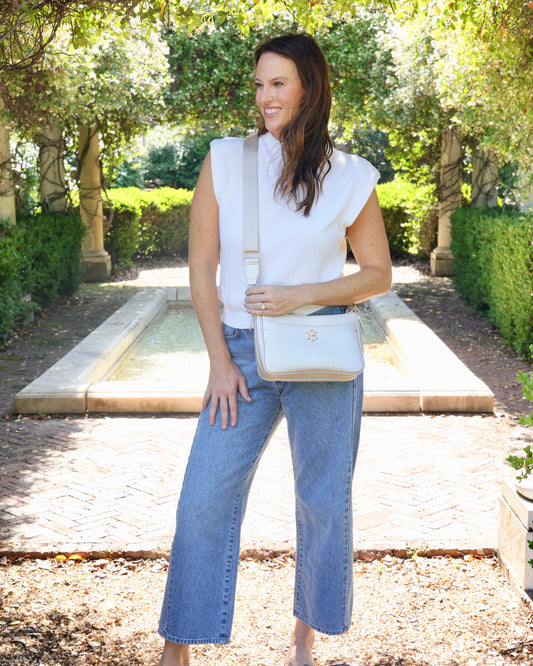 Paxton Crossbody with Pockets Pearl PB