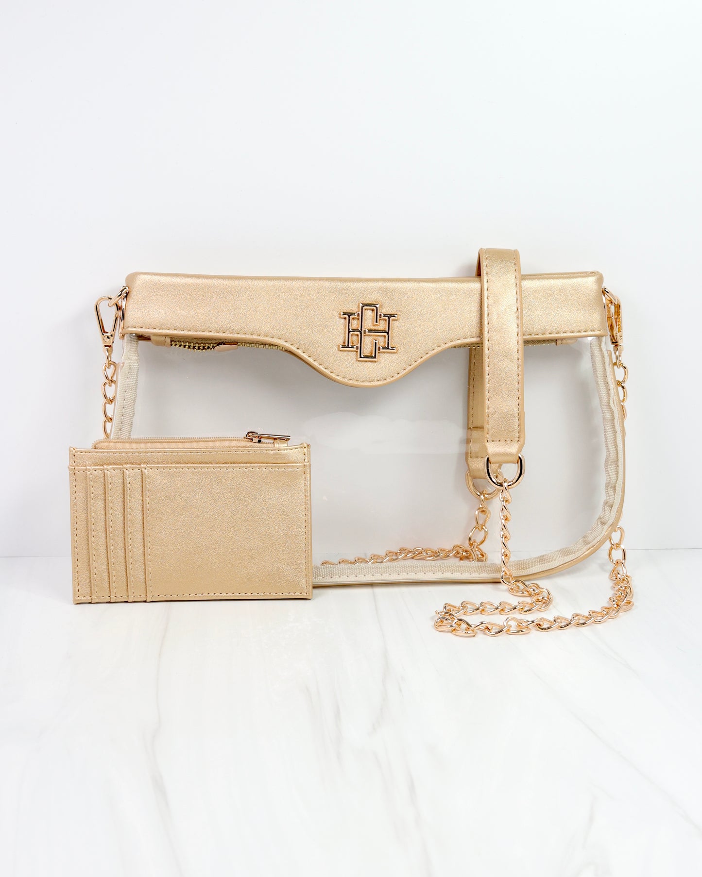 Molly Zip Card Holder GOLD