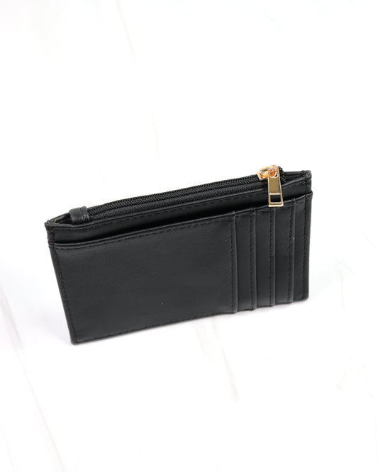 Molly Zip Card Holder Black
