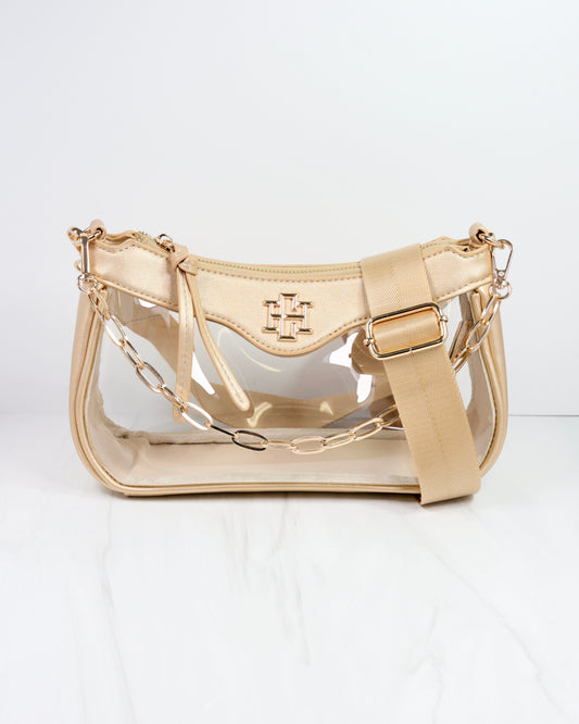 Cassidy Clear Crossbody GOLD