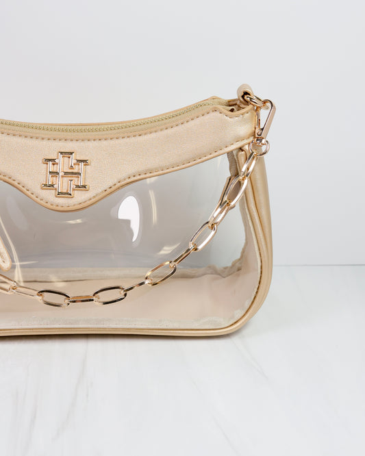 Cassidy Clear Crossbody GOLD