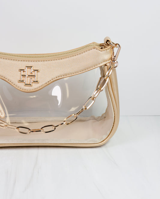 Cassidy Clear Crossbody GOLD
