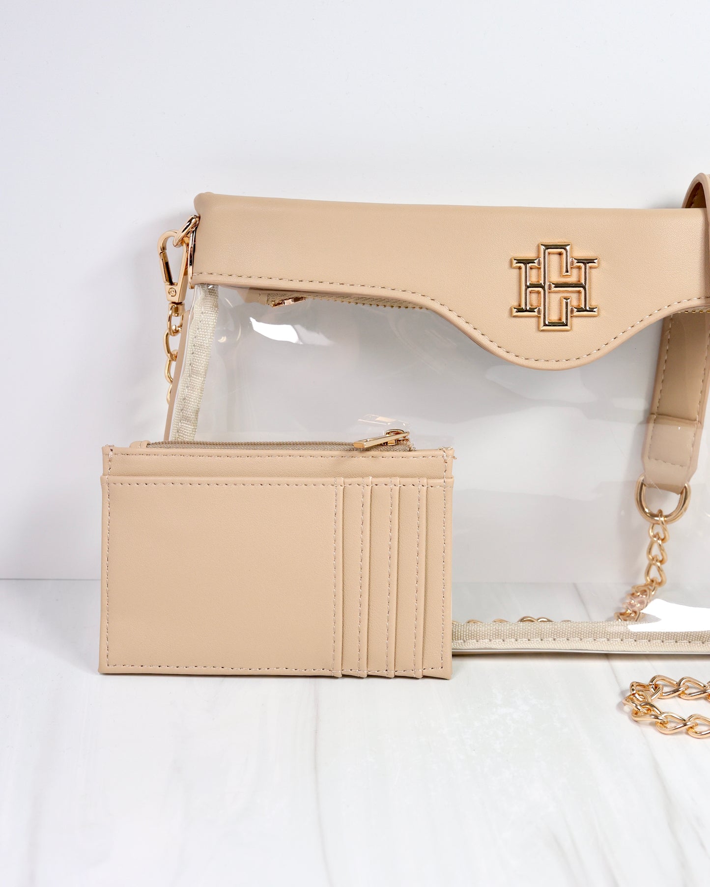 Molly Zip Card Holder NUDE