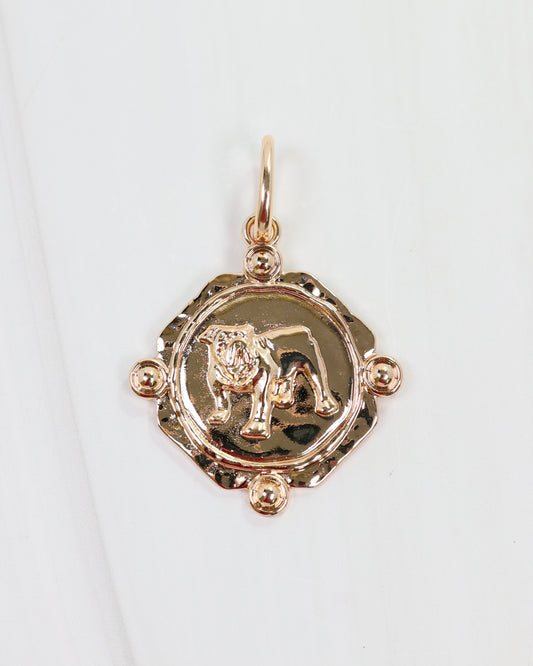 Donna Dog Charm Gold