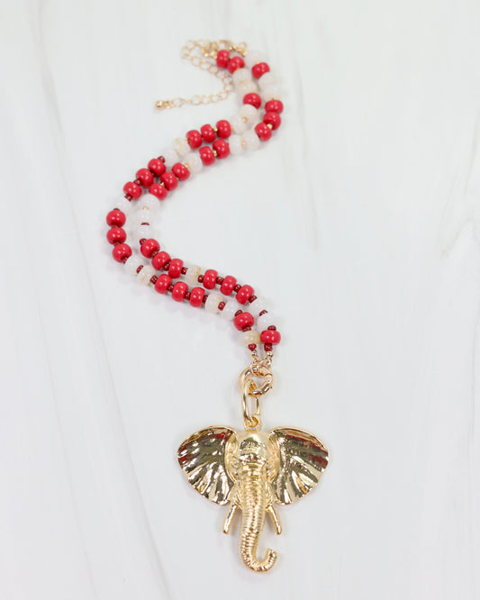 Eldrige Elephant Charm Gold