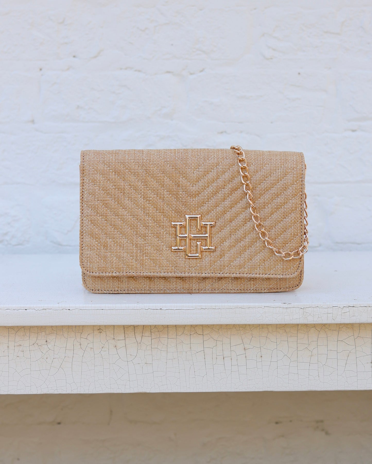 Bryn Clutch/Crossbody Natural VQ