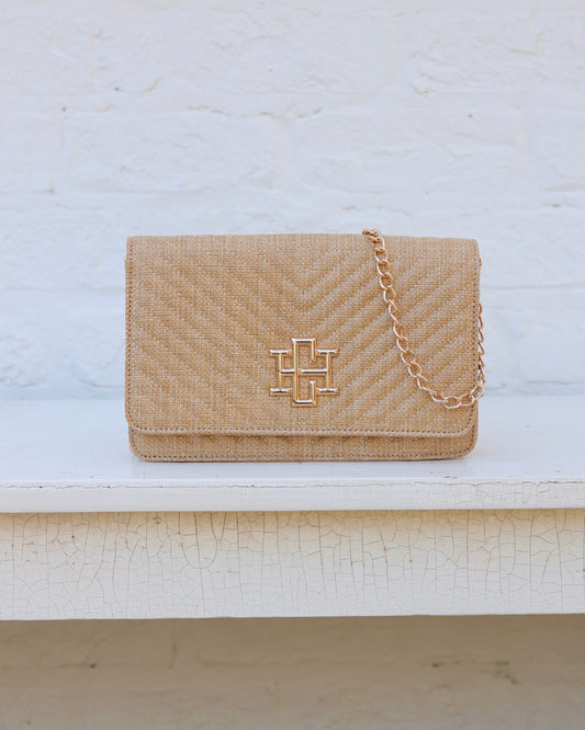Bryn Clutch/Crossbody Natural VQ