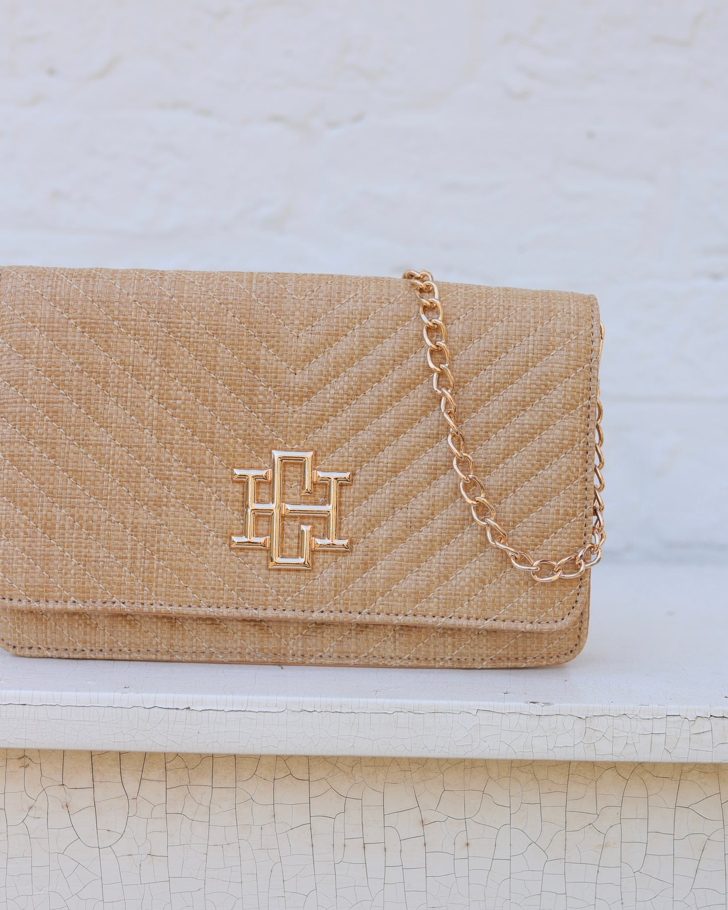 Bryn Clutch/Crossbody Natural VQ
