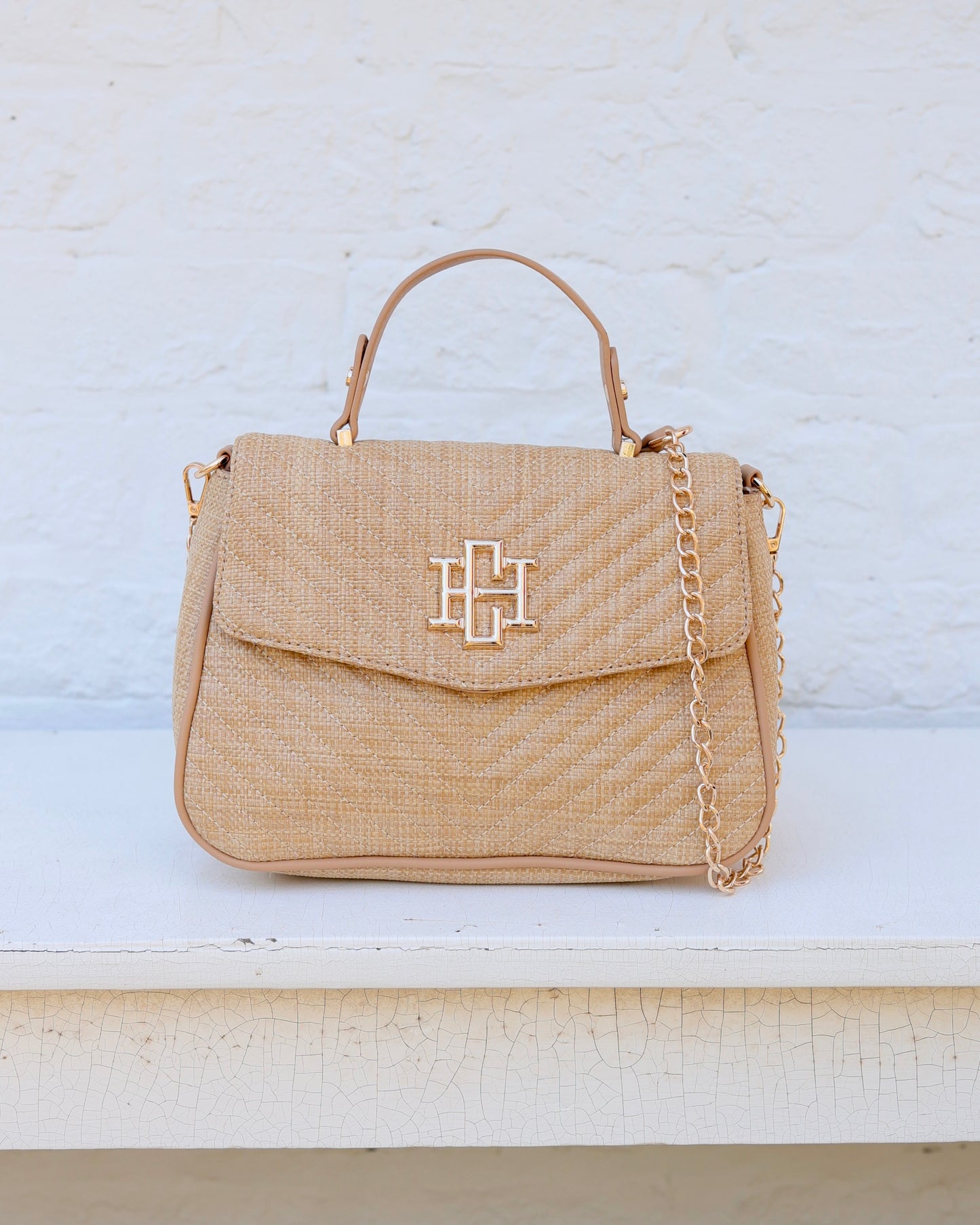 Sinclair Quilted Crossbody Natural VQ