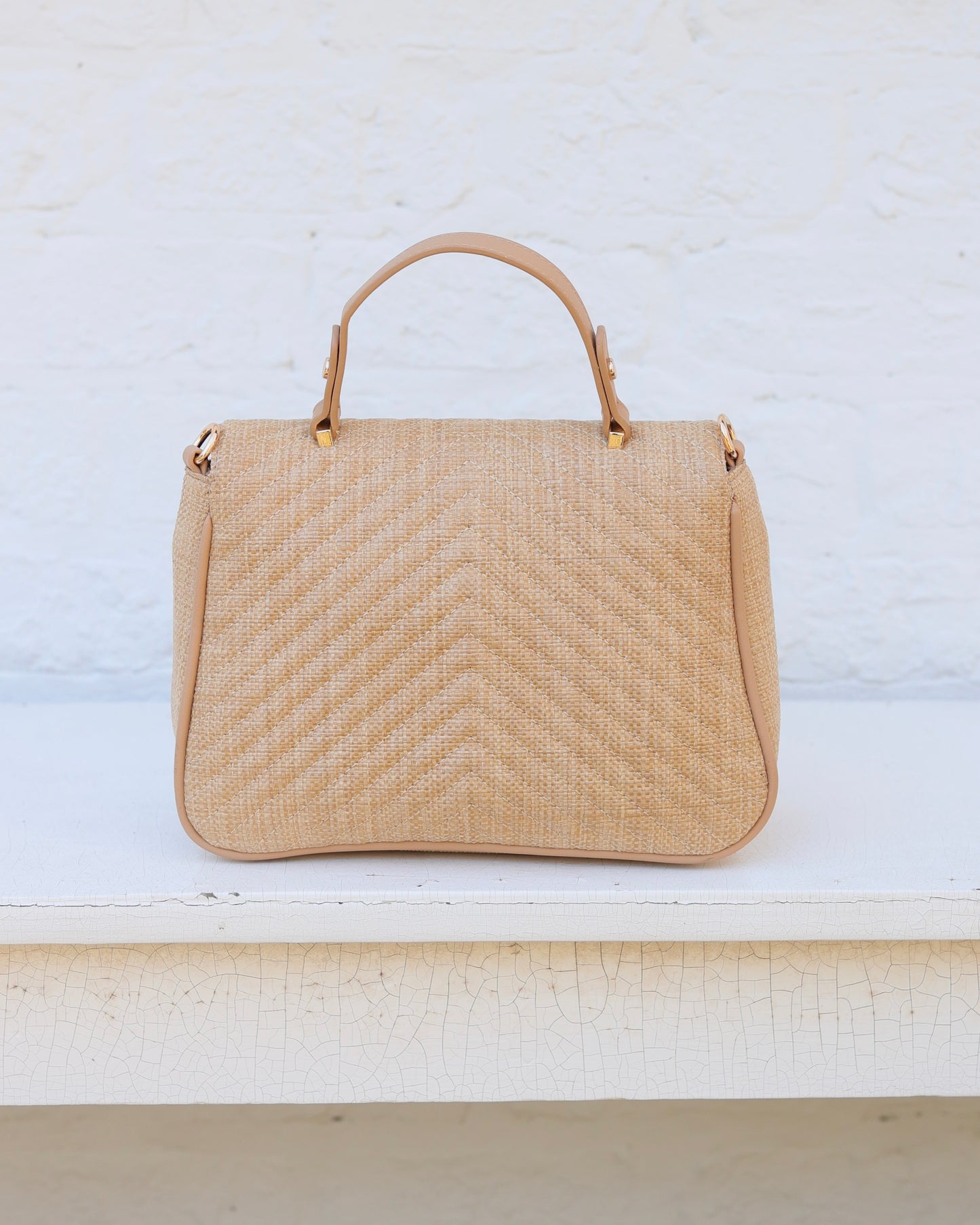 Sinclair Quilted Crossbody Natural VQ
