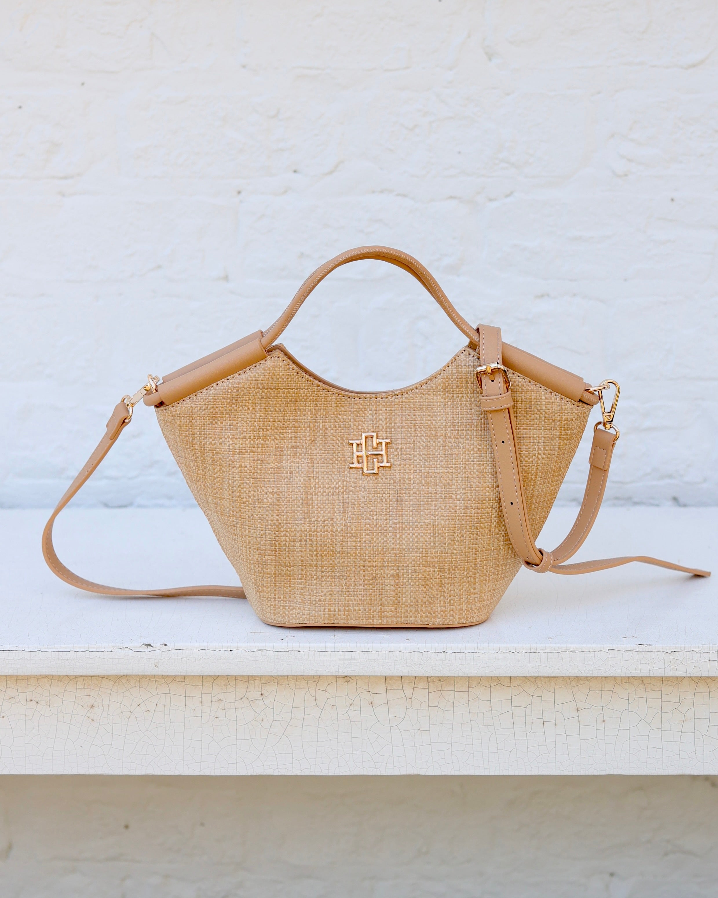 Leland Mini Tote Natural – Caroline Hill