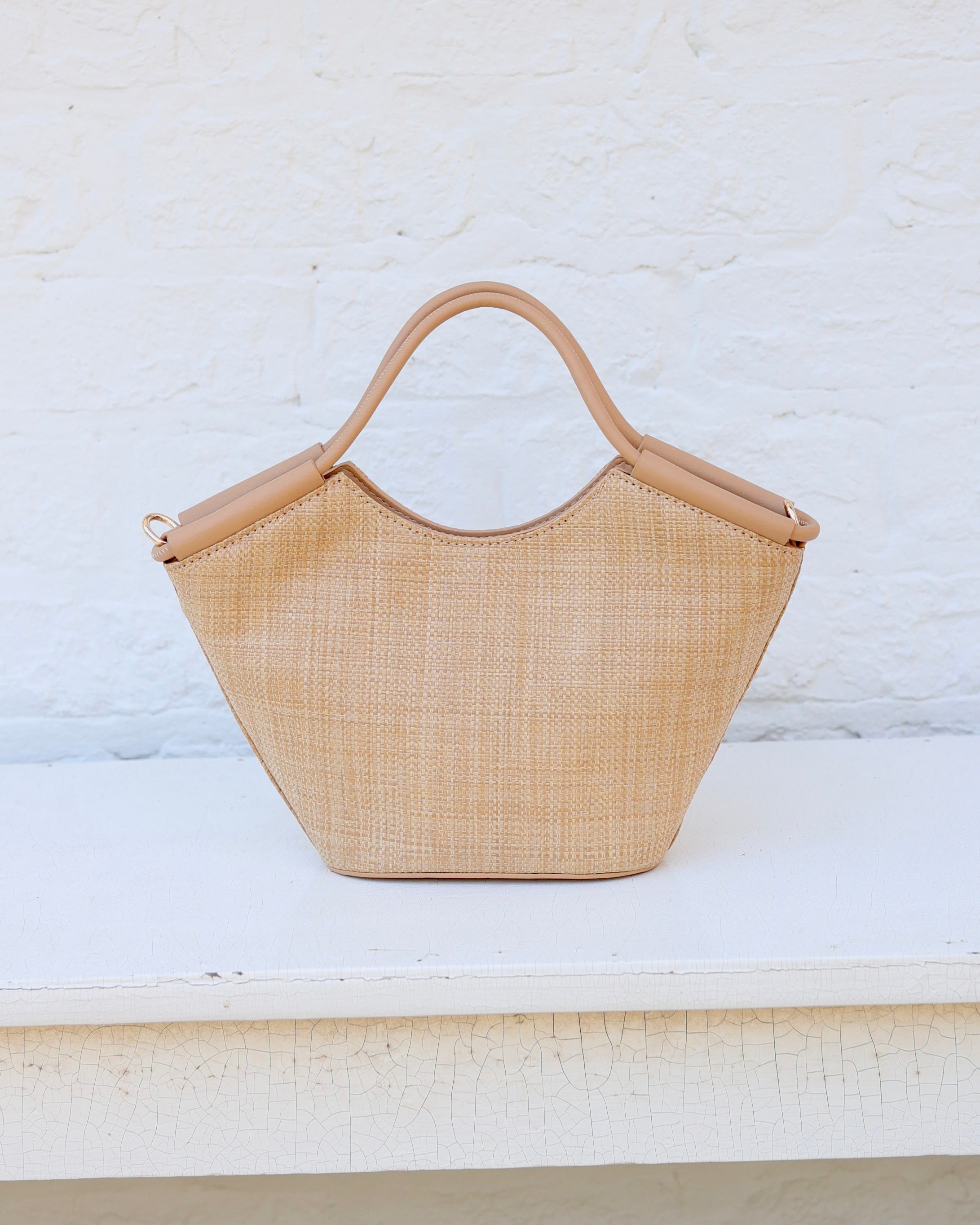 Leland Mini Tote Natural – Caroline Hill