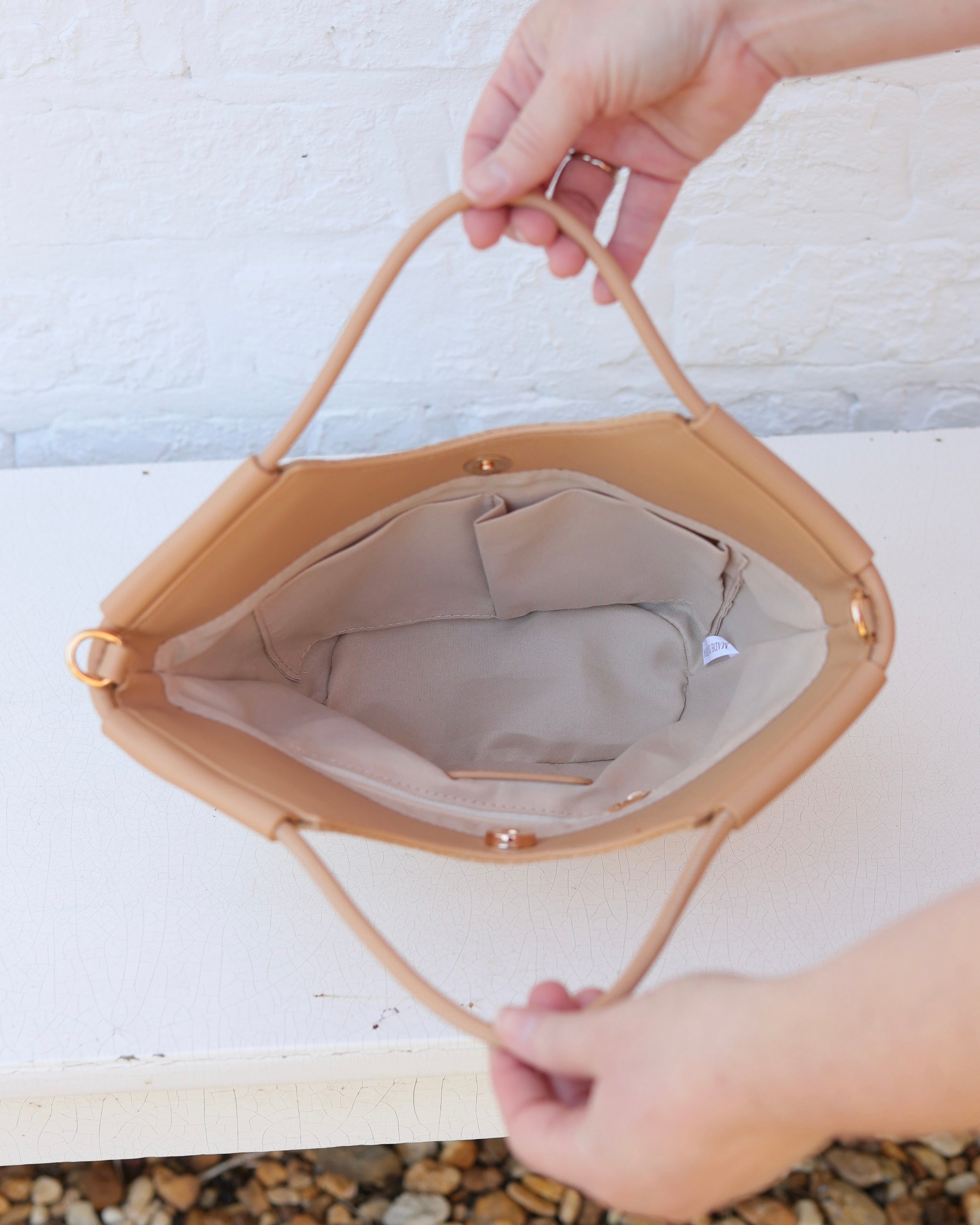 Leland Mini Tote Natural – Caroline Hill