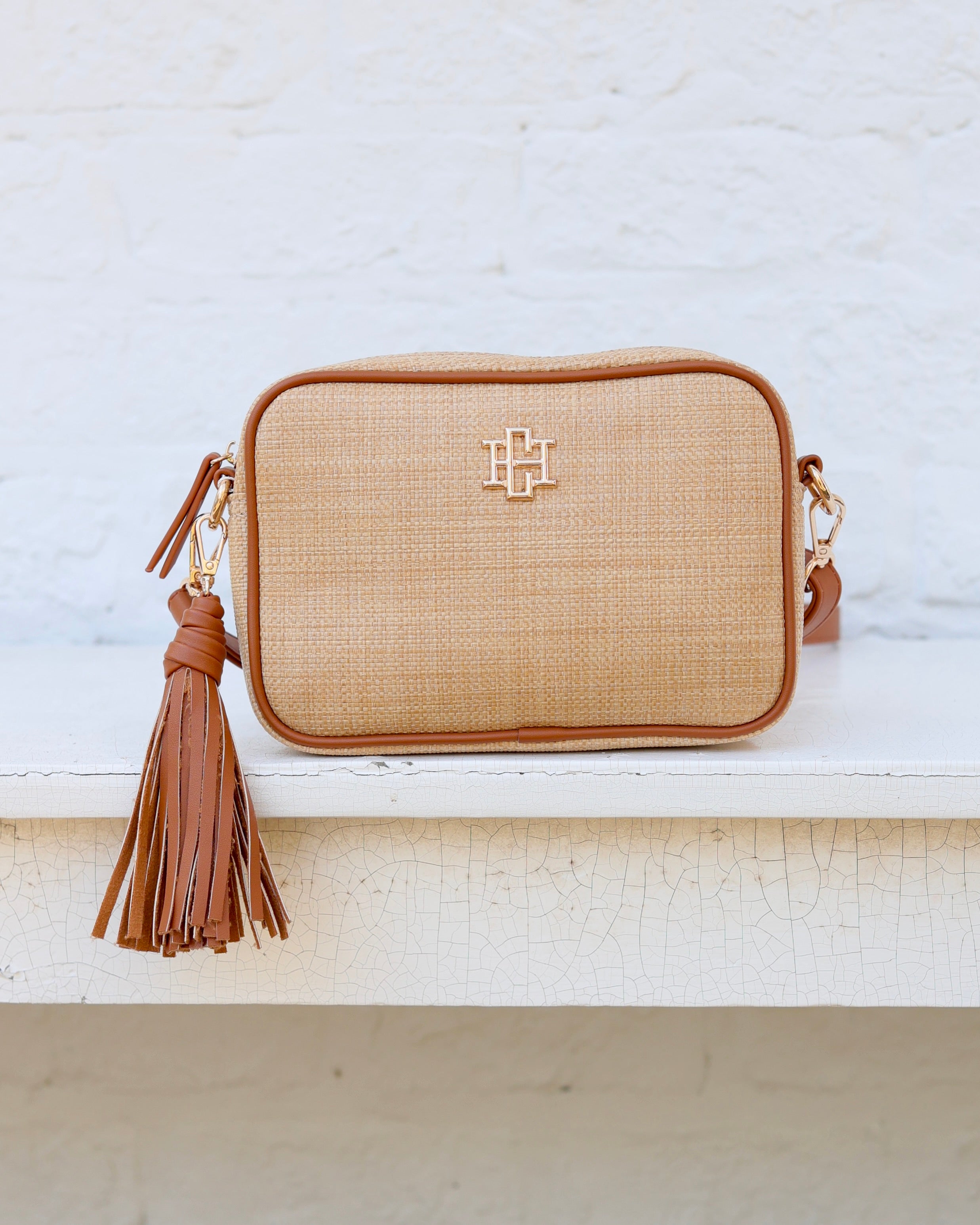 Margoe Crossbody Natural Saddle – Caroline Hill