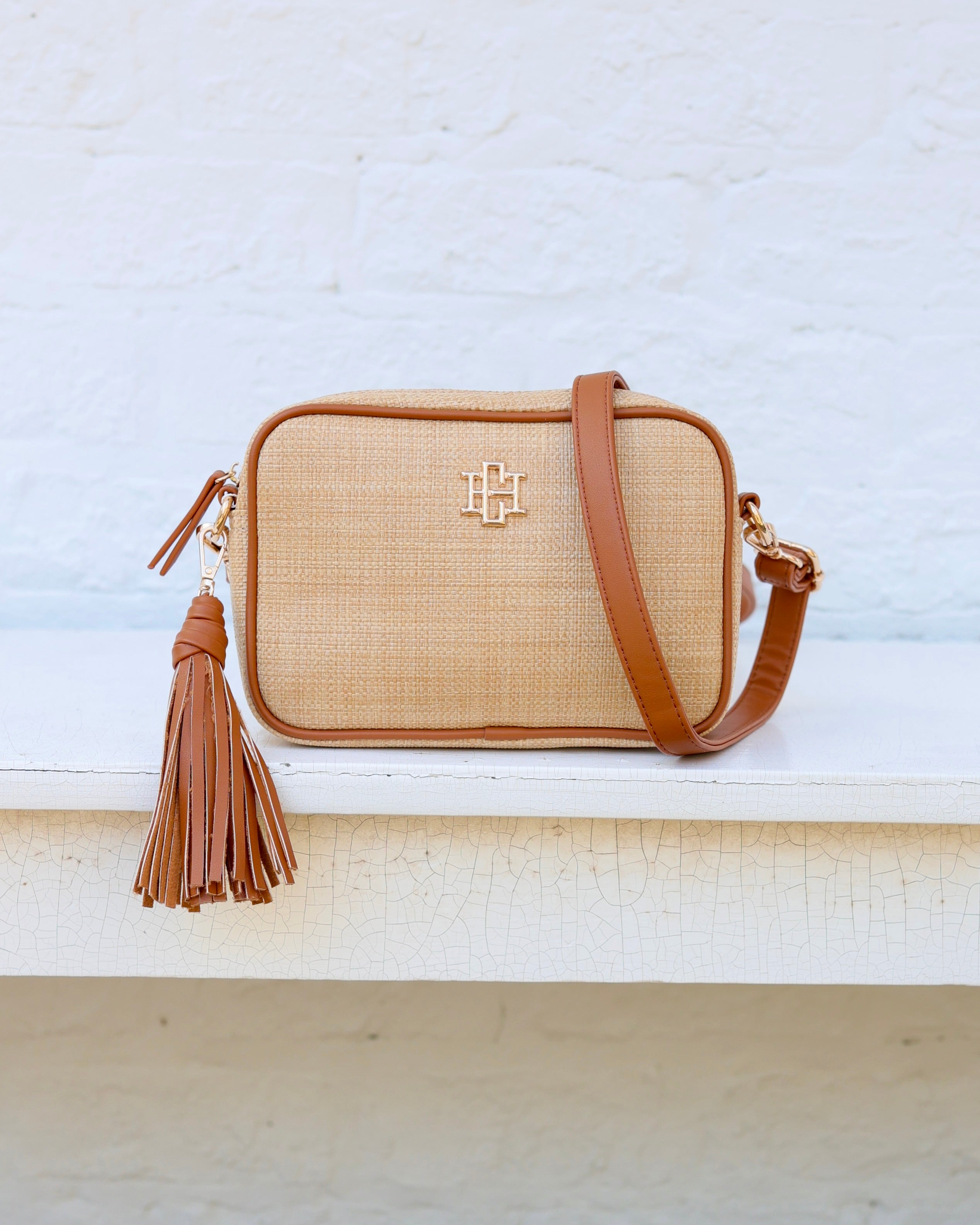 Margoe Crossbody Natural Saddle – Caroline Hill