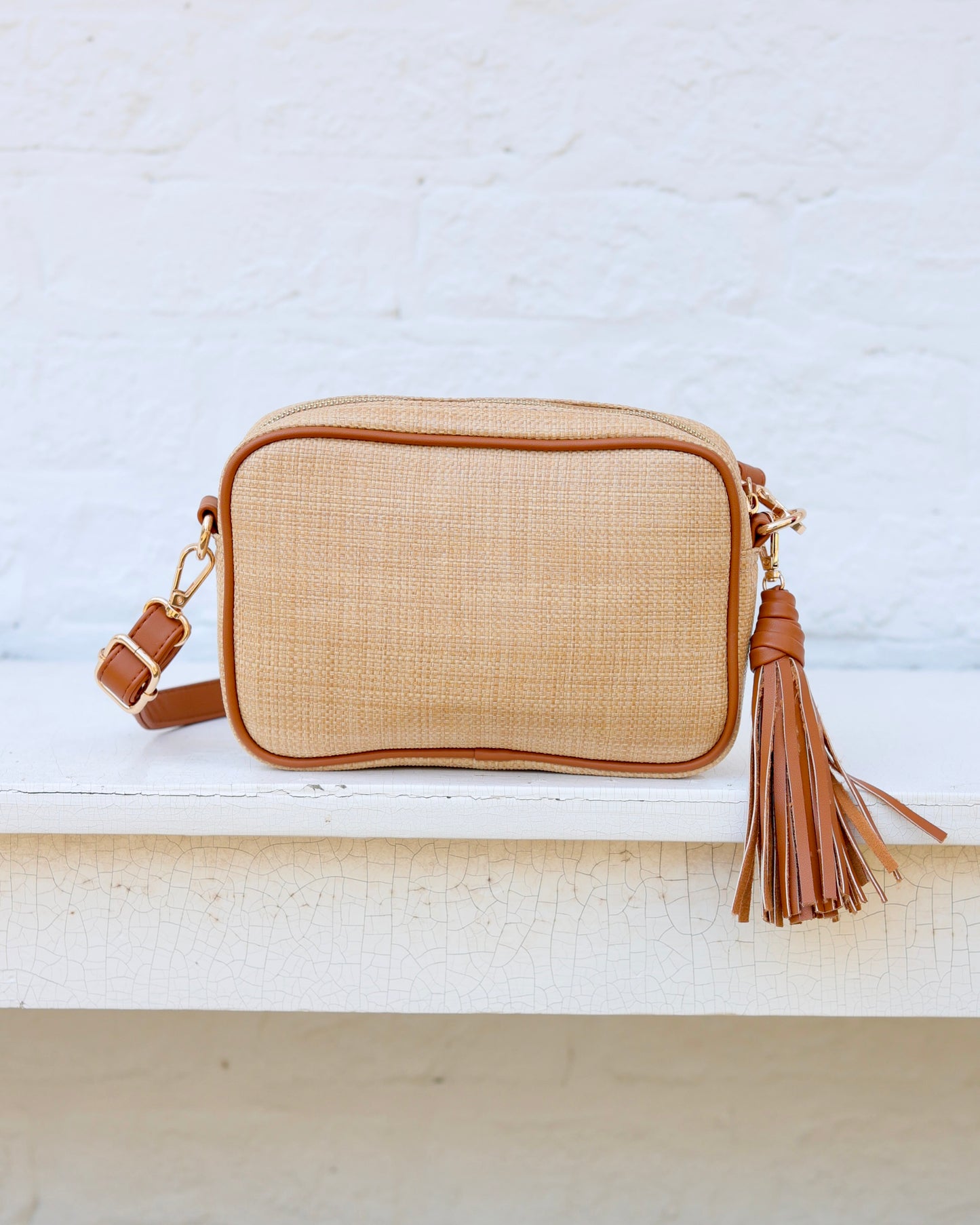 Margoe Crossbody Natural Saddle