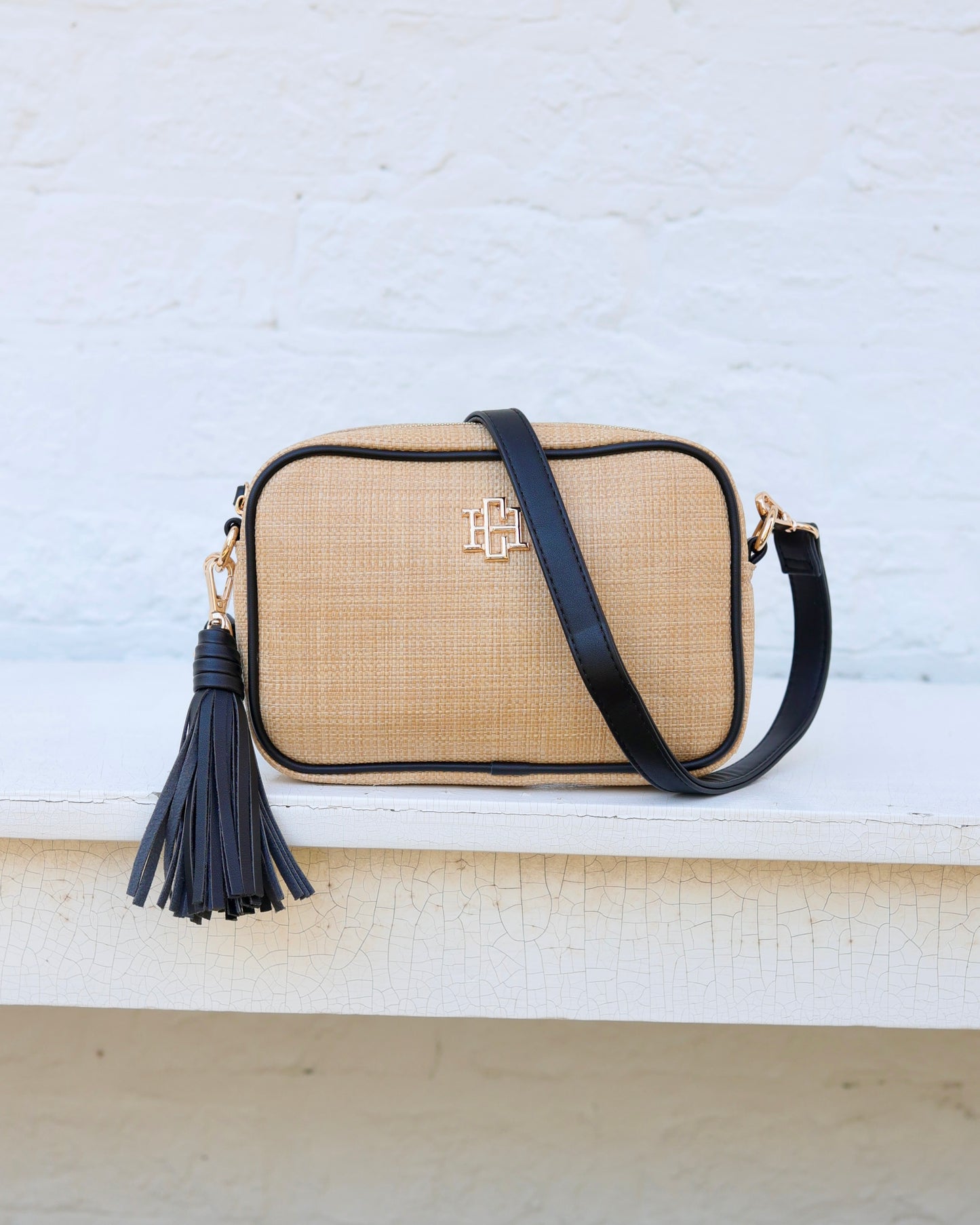 Margoe Crossbody Natural Black