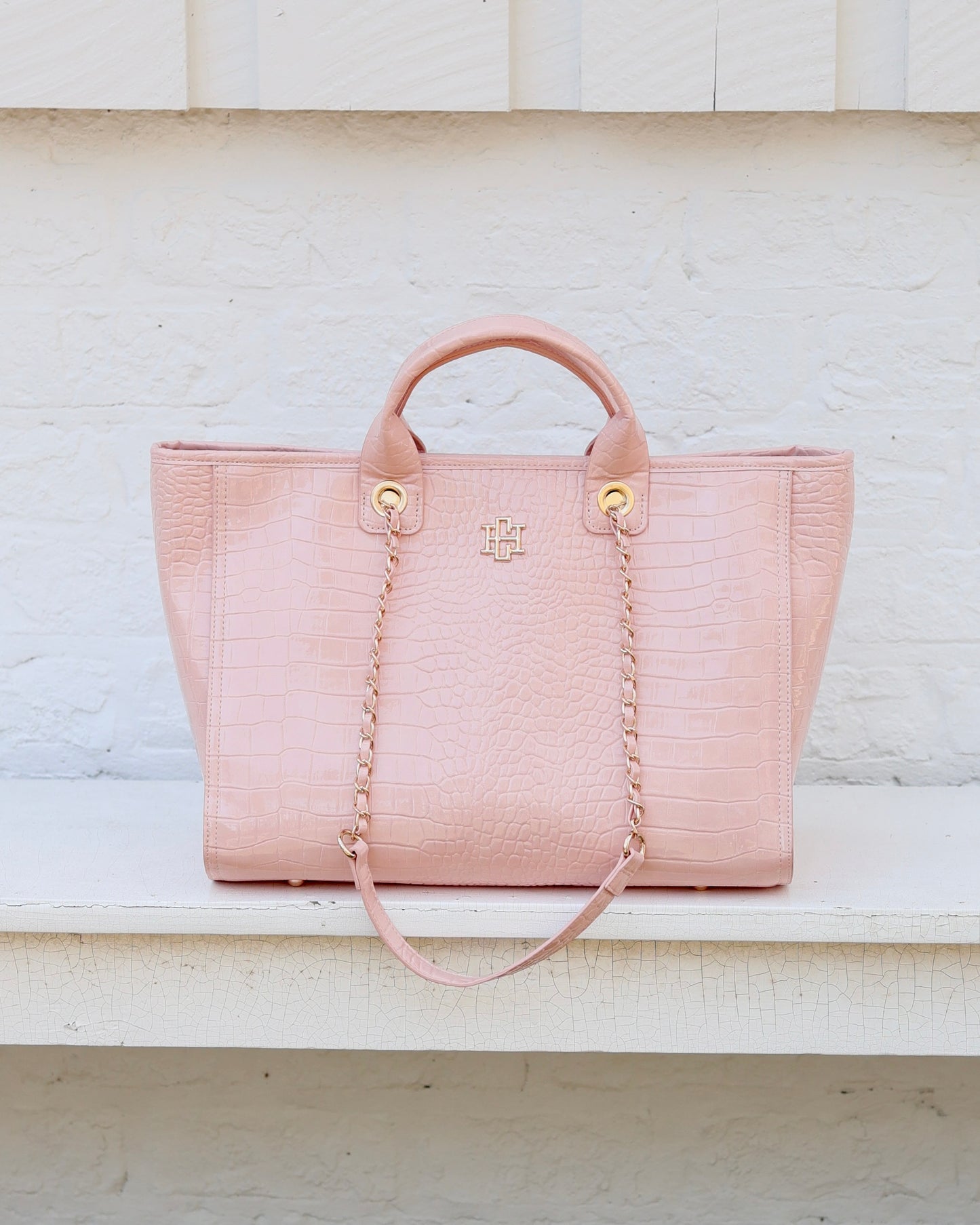 Missy Tote Blush Patent EC