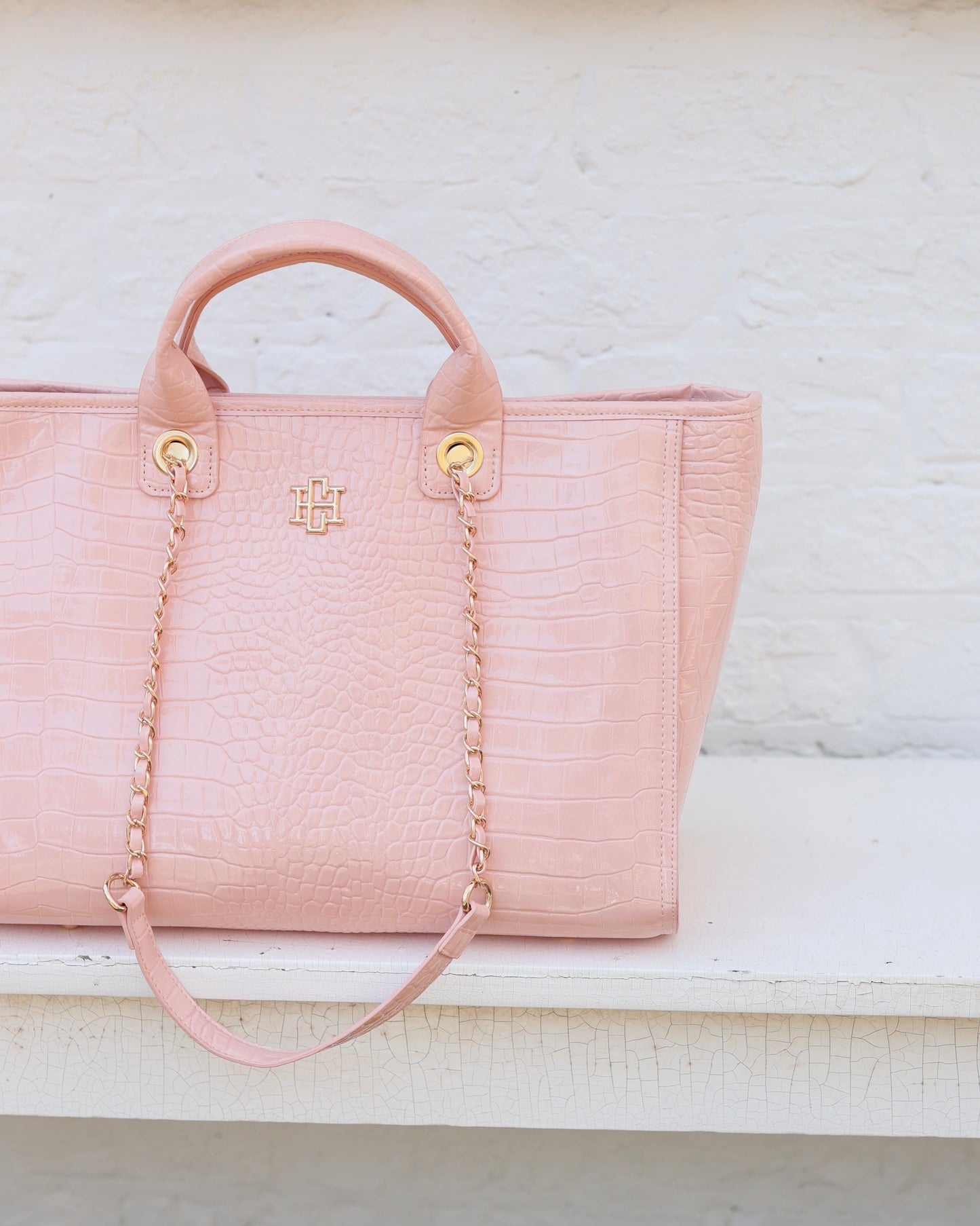 Missy Tote Blush Patent EC