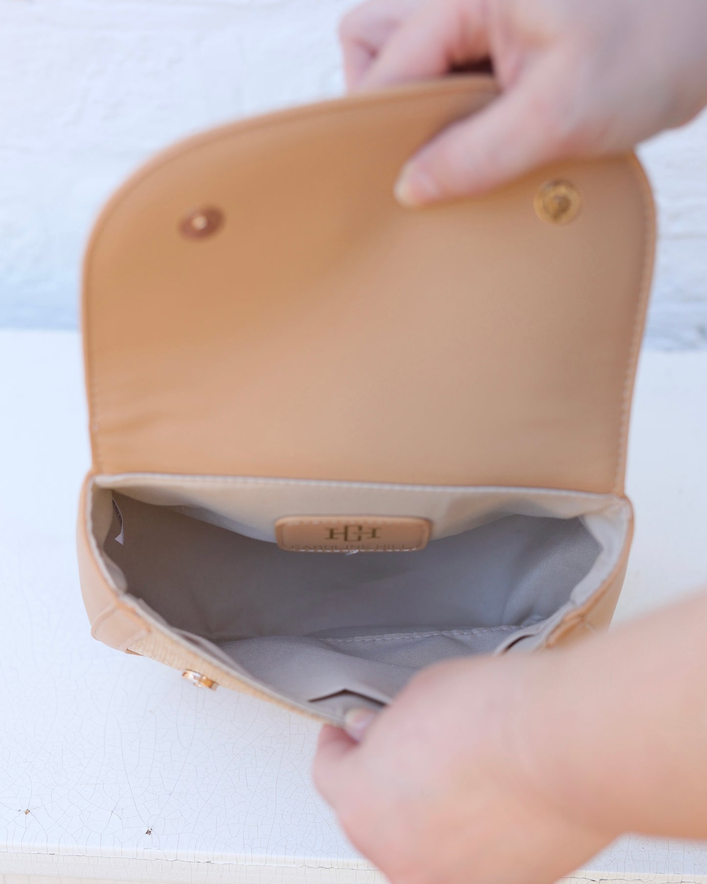 Jessica Handbag Natural Kelly Green