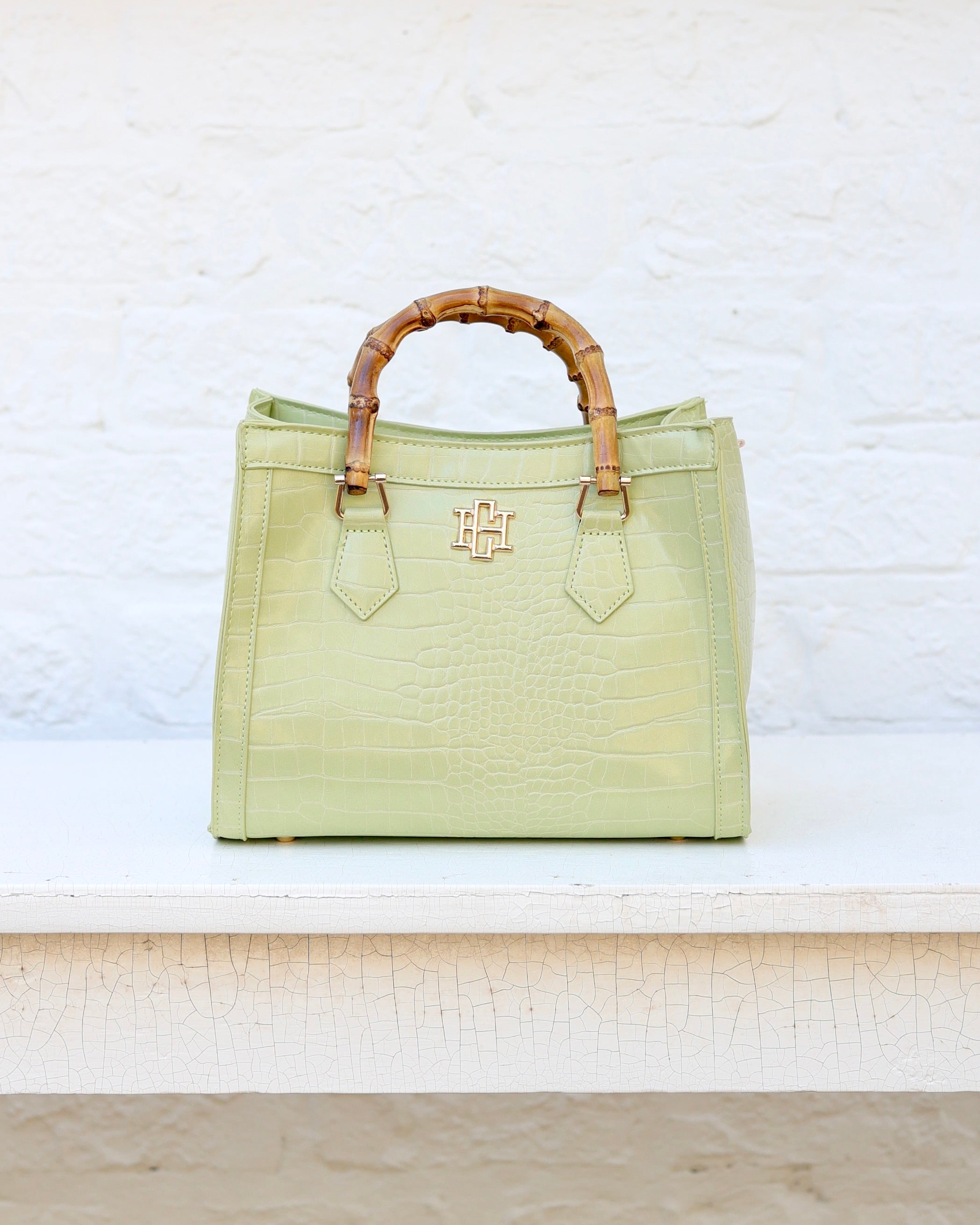 Kennedy Tote Lime EC – Caroline Hill