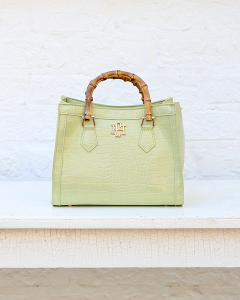Kennedy Tote Lime EC – Caroline Hill