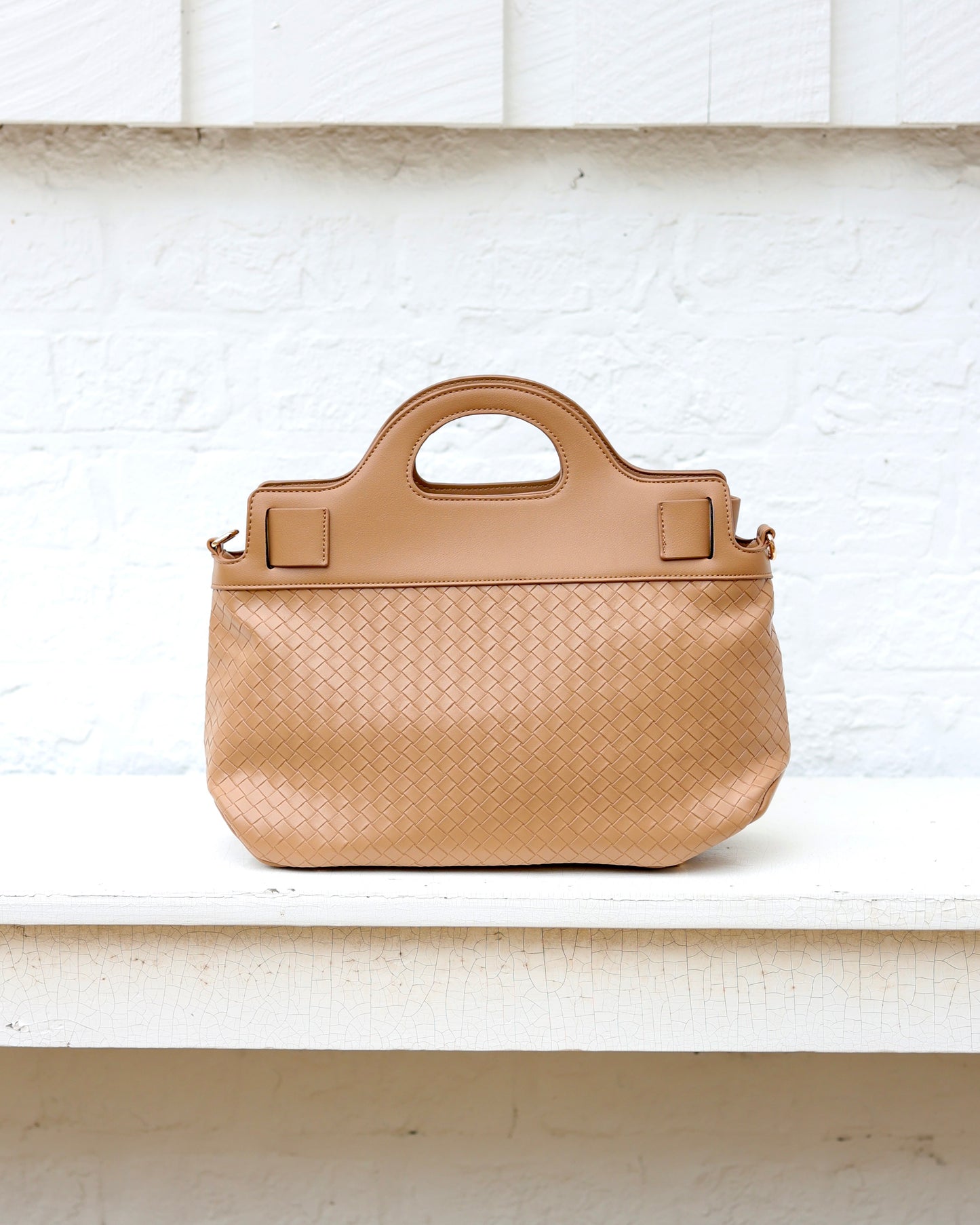 Savannah Handbag Woven Tan