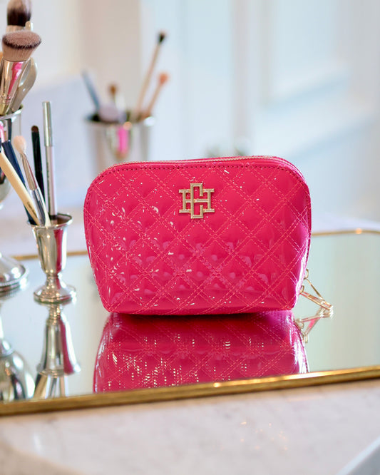 Ibiza Small Pouch Hot Pink Patent