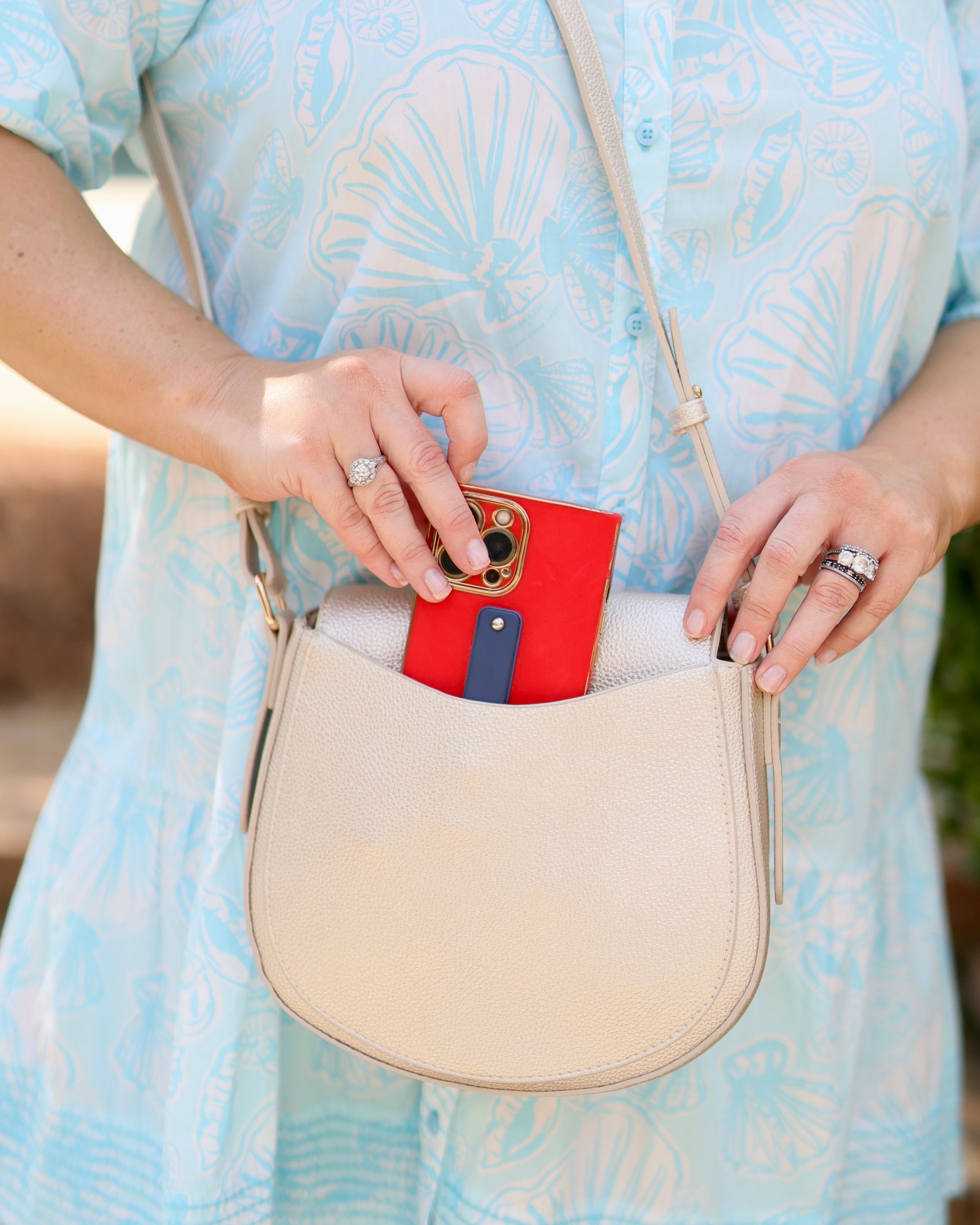 Sasha Handbag Pearl – Caroline Hill