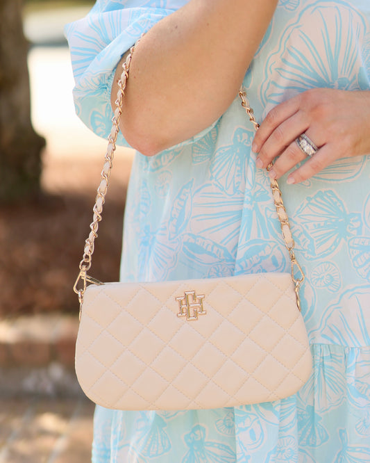 Livi Crossbody Cream Quilted