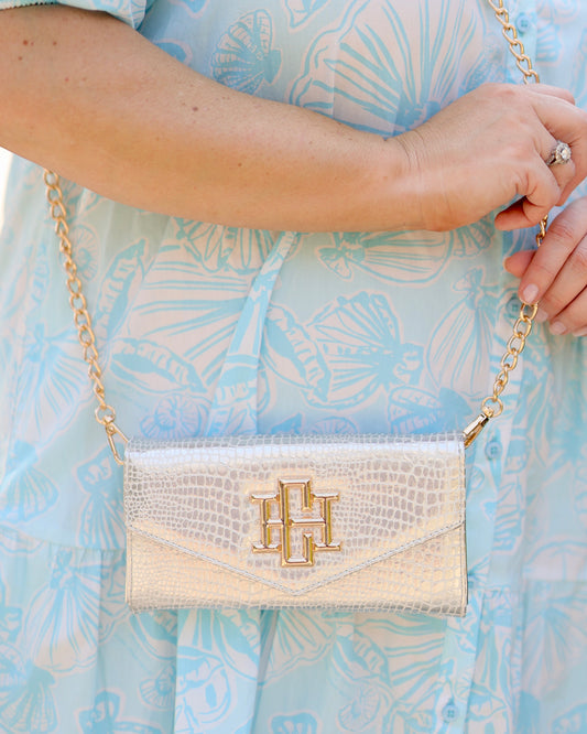 Carlington Clutch/Crossbody Silver EC