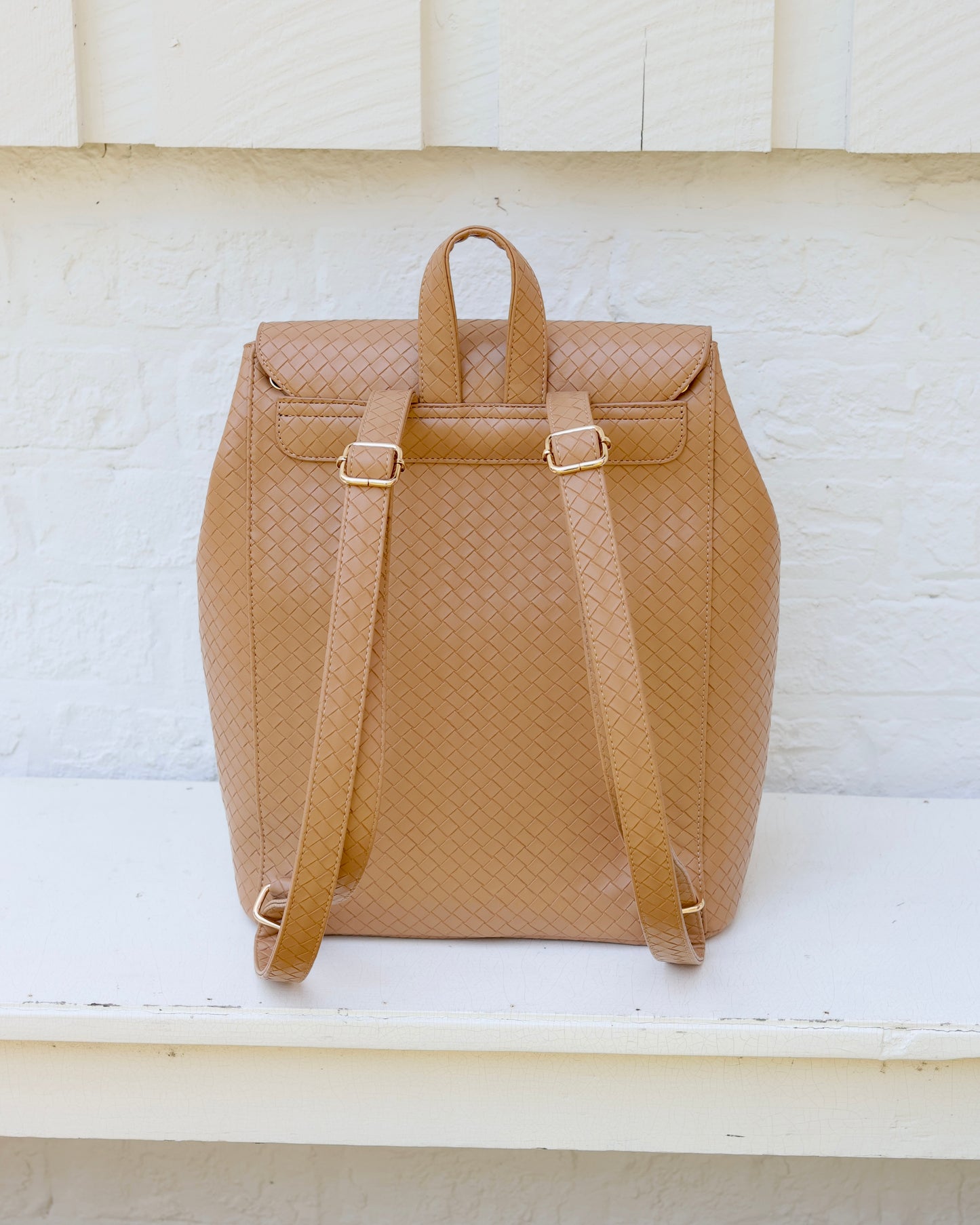 Bennett Backpack Woven Tan