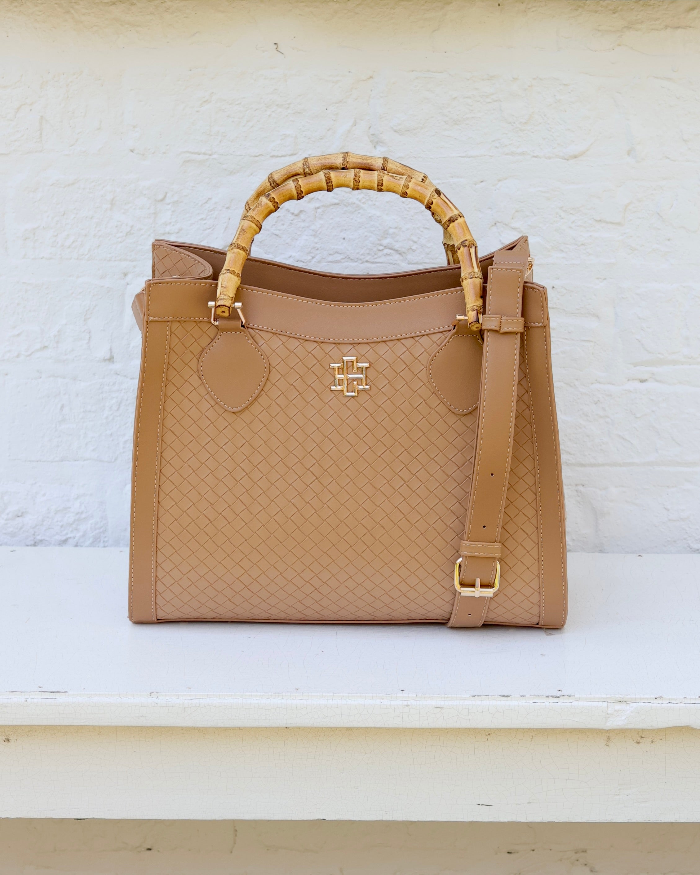 Palmer Tote Woven Tan – Caroline Hill