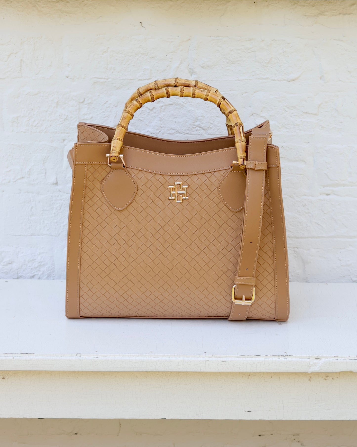 Palmer Tote Woven Tan