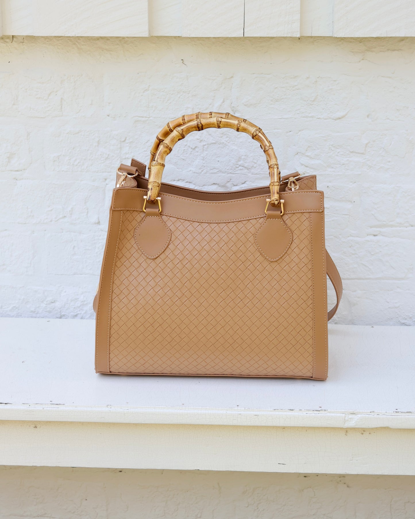 Palmer Tote Woven Tan