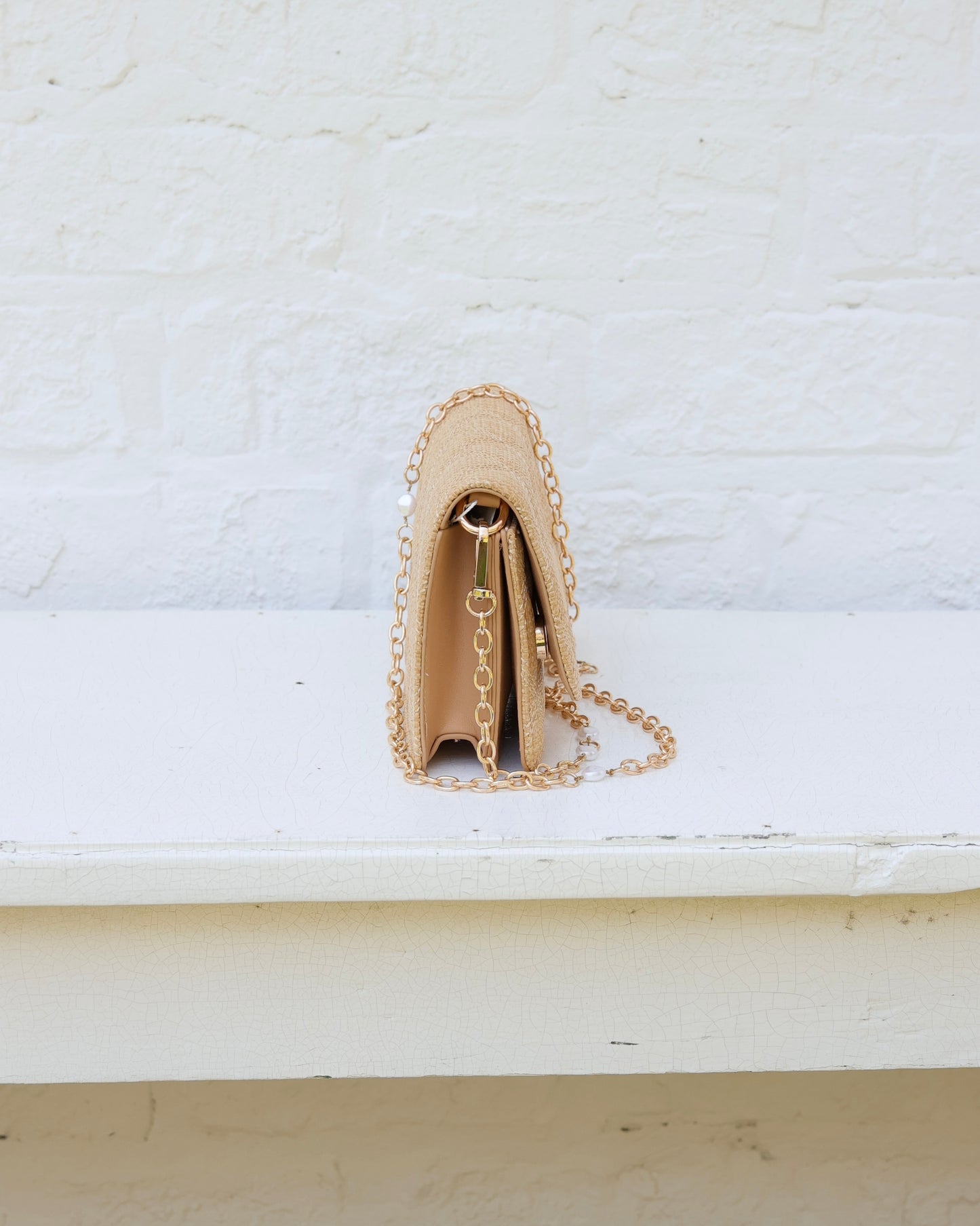 Brynleigh Clutch Crossbody Natural DQ