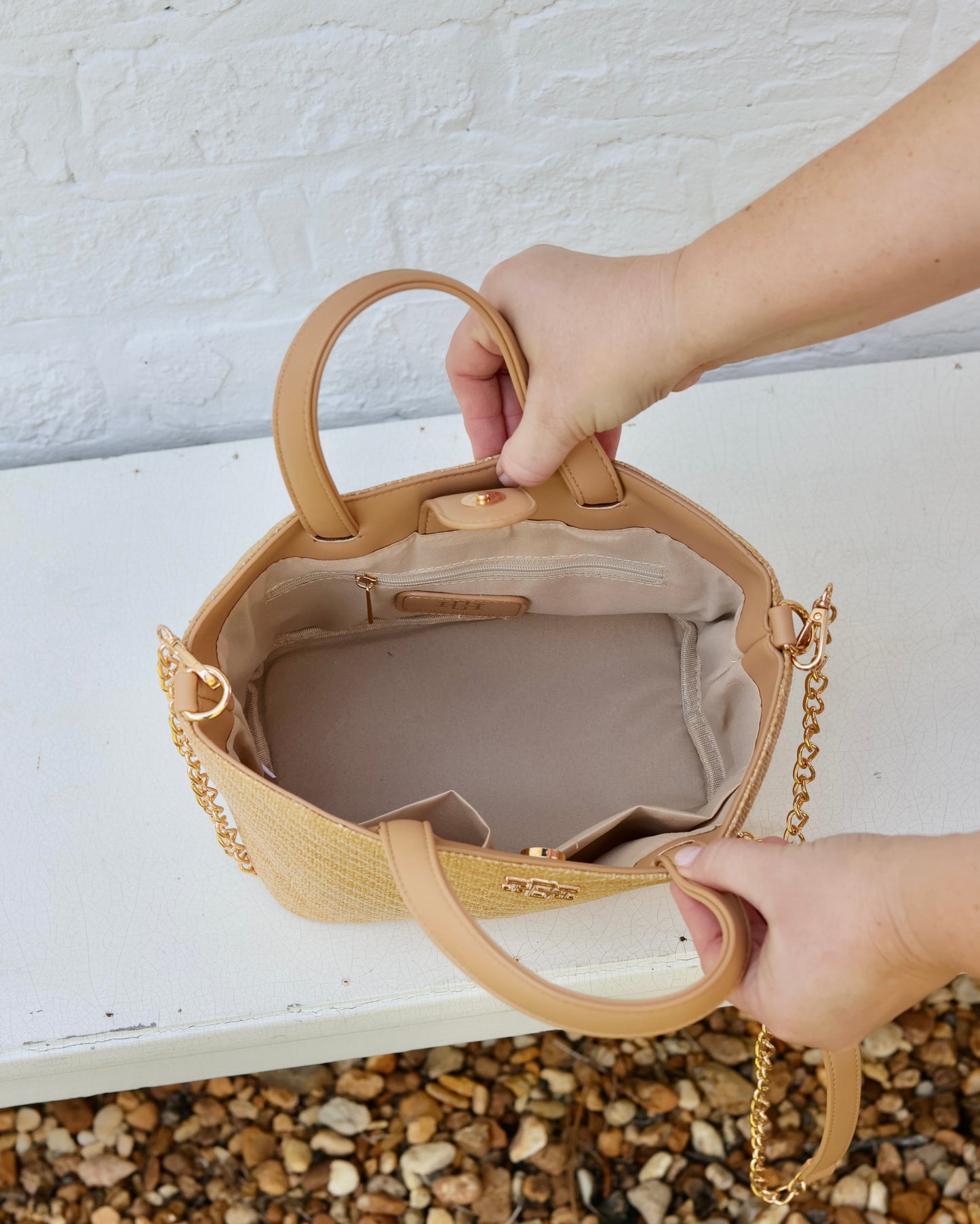 Maren Mini Tote Natural VQ