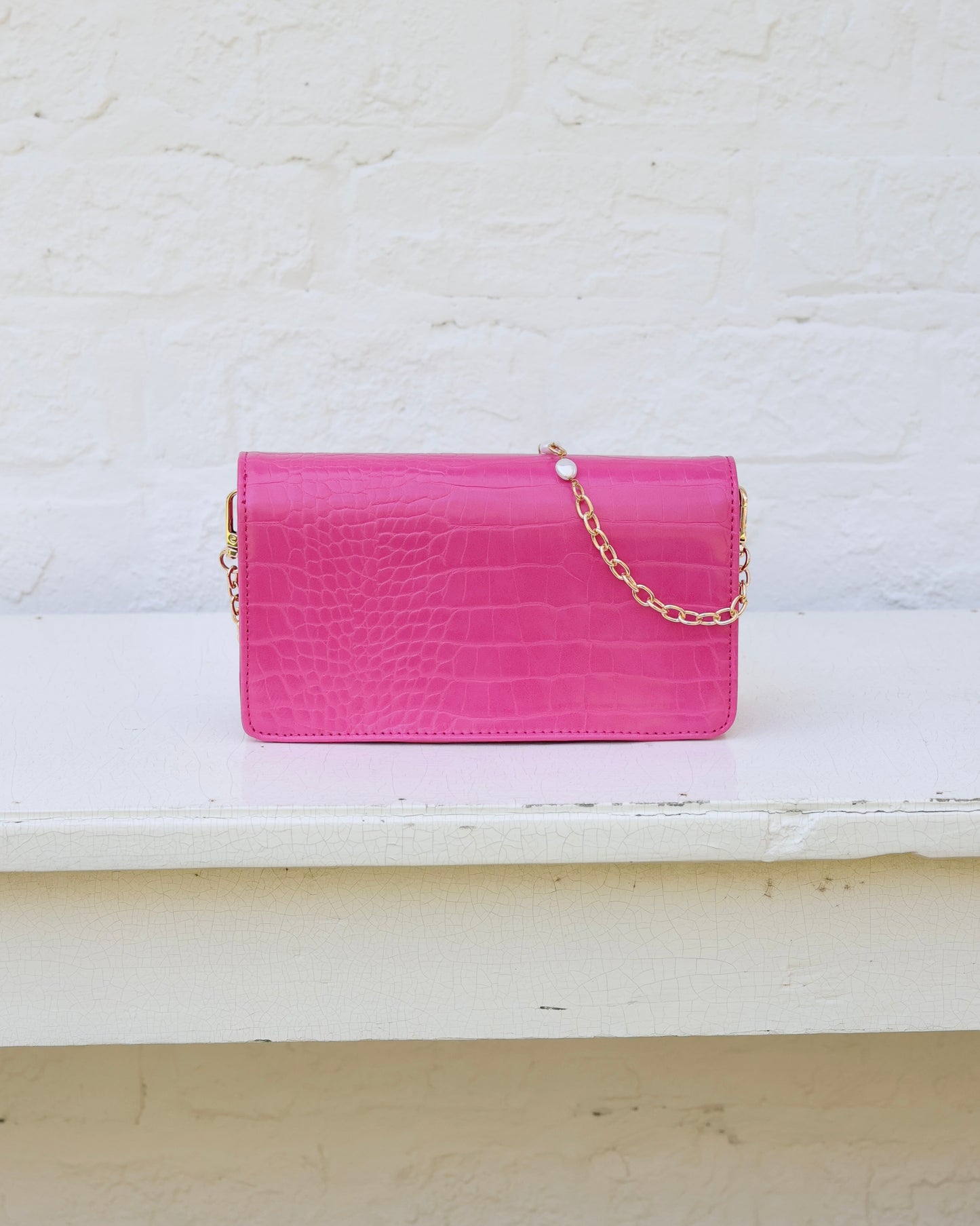 Brynleigh Clutch Crossbody Hot Pink EC