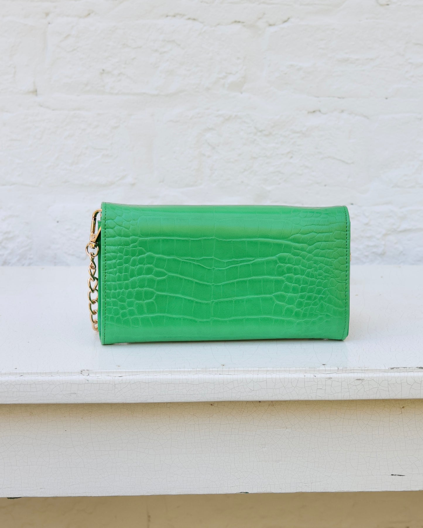 Carlington Clutch/Crossbody Kelly Green EC